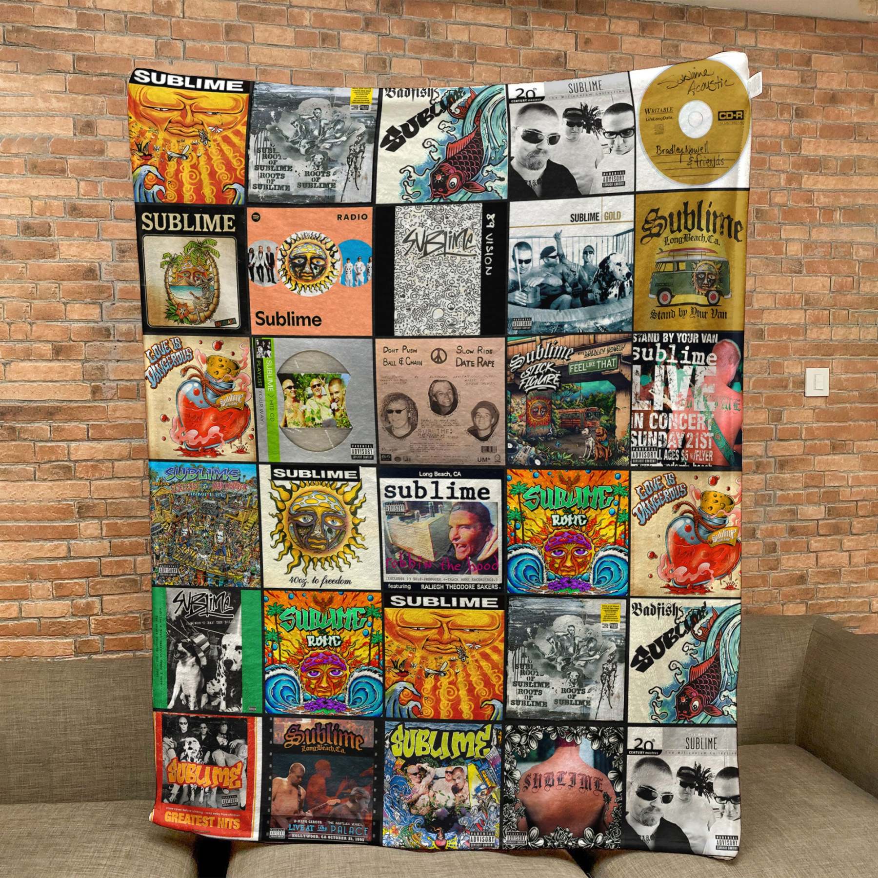 Sublime Sherpa Blanket – A Laid-Back Tribute to Long Beach Legends