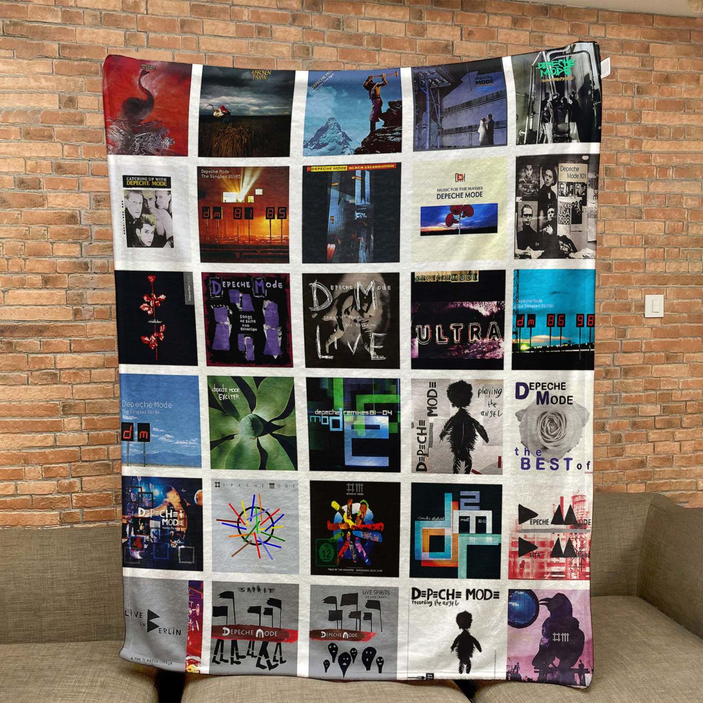 Depeche Mode Sherpa Blanket – A Synth-Pop Legacy You Can Cozy Up With