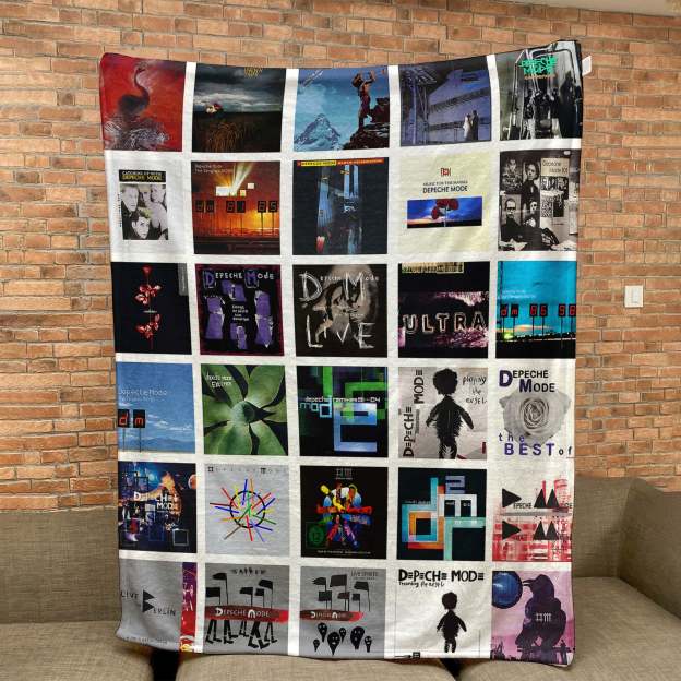 Depeche Mode Sherpa Blanket – A Synth-Pop Legacy You Can Cozy Up With