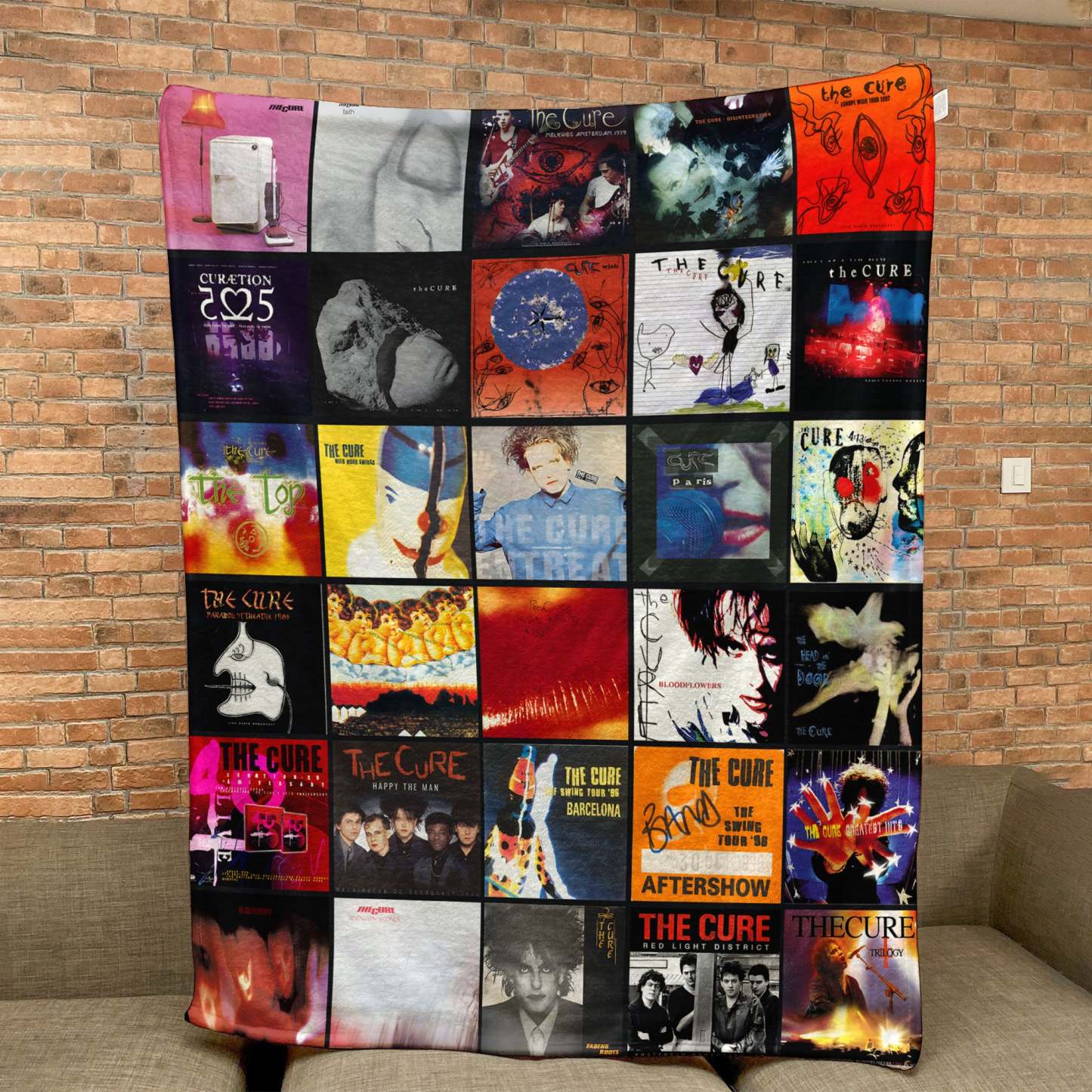 The Cure Sherpa Blanket – A Dreamy Tribute to the Band That Defined a Mood