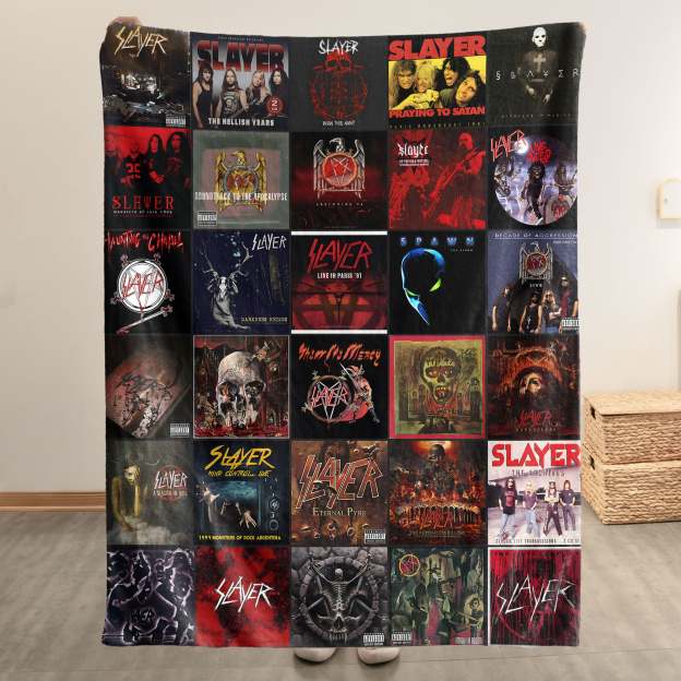 Slayer Sherpa Blanket – A Fierce Tribute to Metal Legends