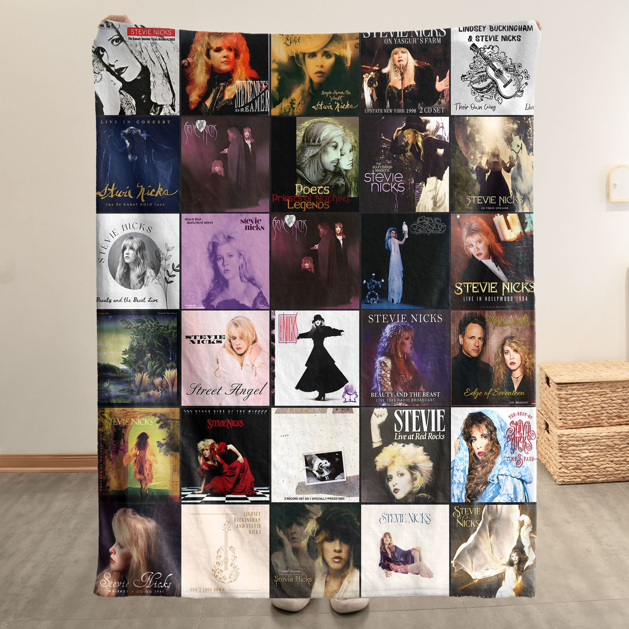 Stevie Nicks Sherpa Blanket – A Dreamy Tribute to the Enchanting Icon