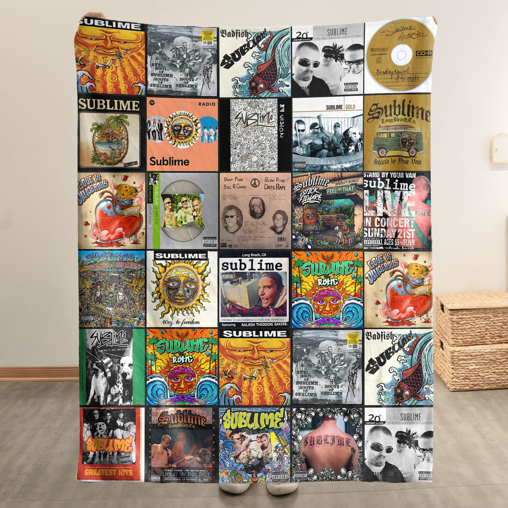 Sublime Sherpa Blanket – A Laid-Back Tribute to Long Beach Legends
