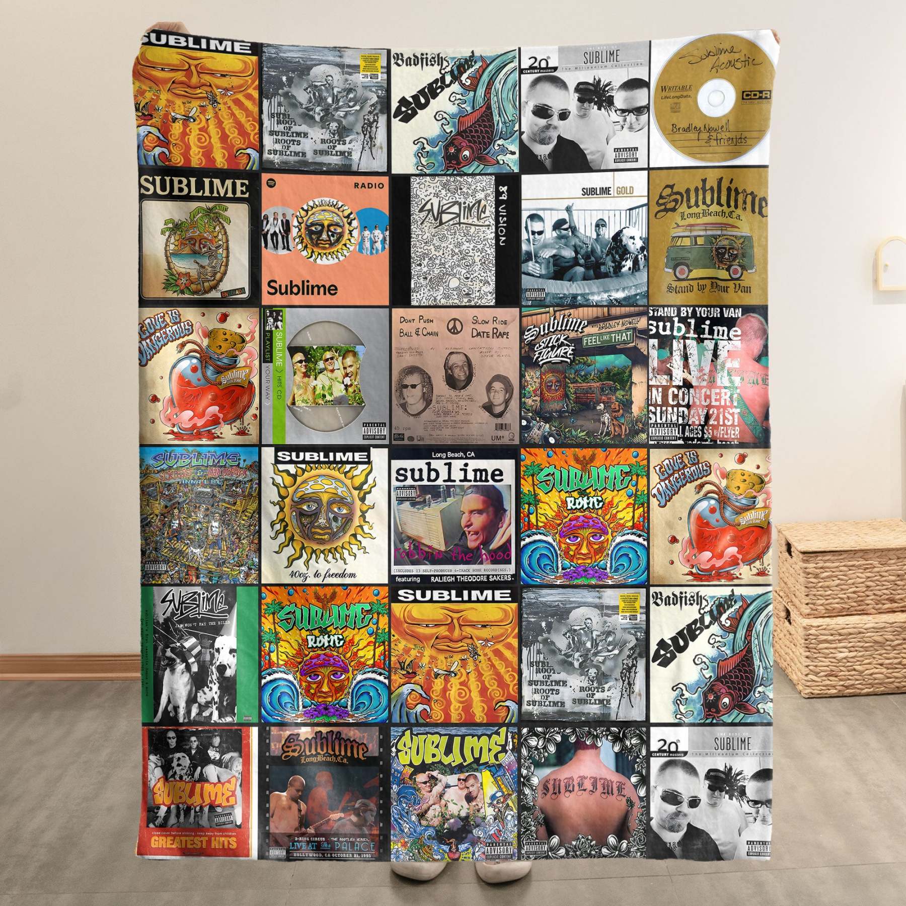 Sublime Sherpa Blanket – A Laid-Back Tribute to Long Beach Legends