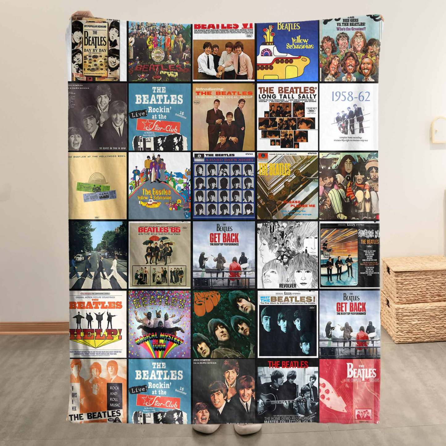The Beatles Sherpa Blanket – A Timeless Album Cover Tribute