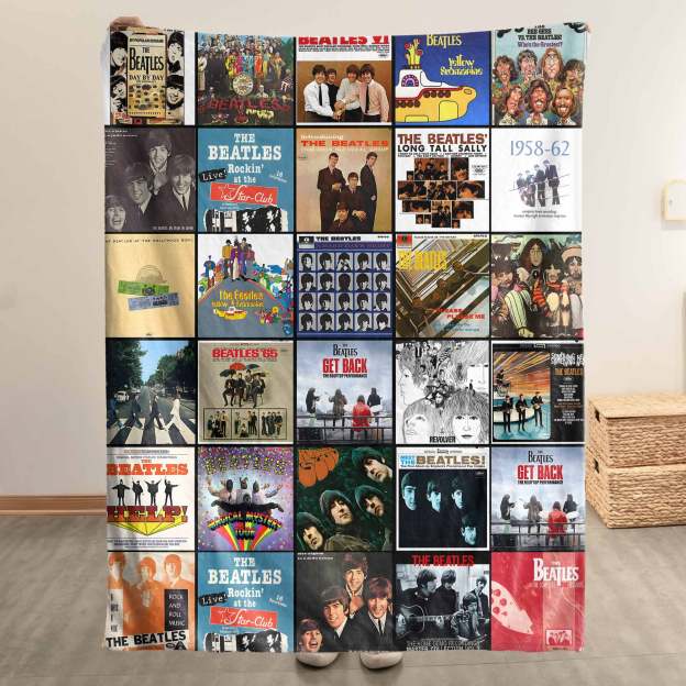 The Beatles Sherpa Blanket – A Timeless Album Cover Tribute