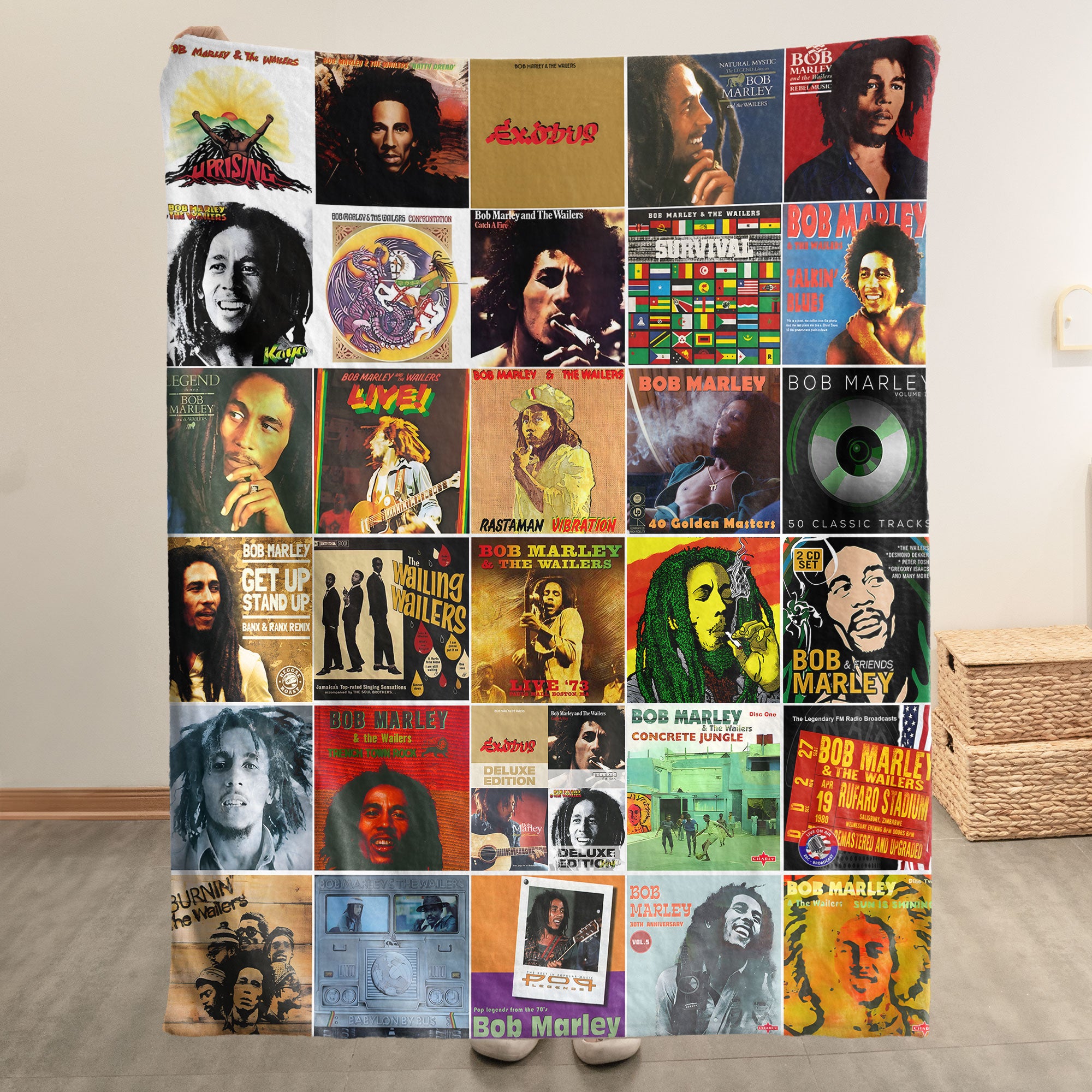 Bob Marley Sherpa Blanket – A Warm Tribute to Reggae’s Greatest Voice