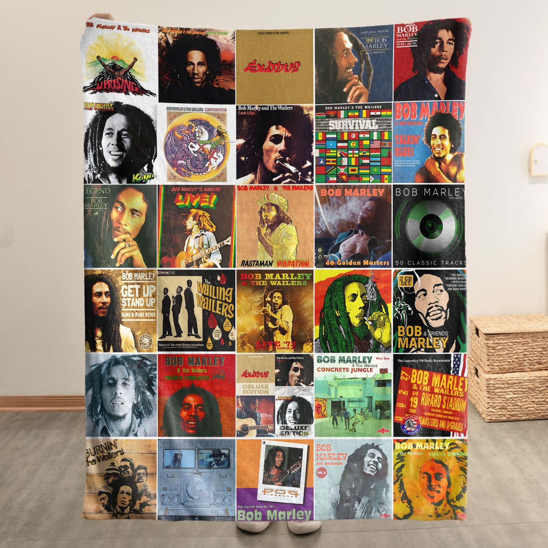 Bob Marley Sherpa Blanket – A Warm Tribute to Reggae’s Greatest Voice