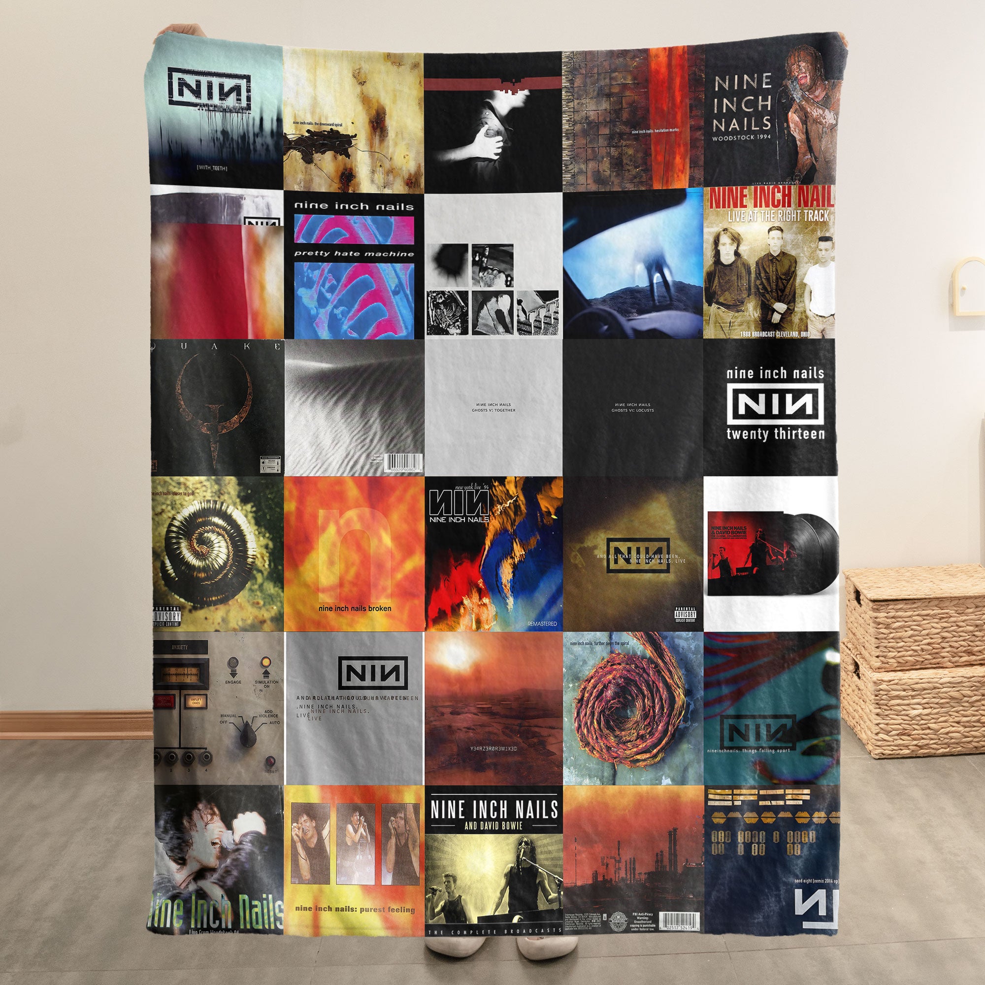 Nine Inch Nails Sherpa Blanket – A Tribute to Industrial Legends