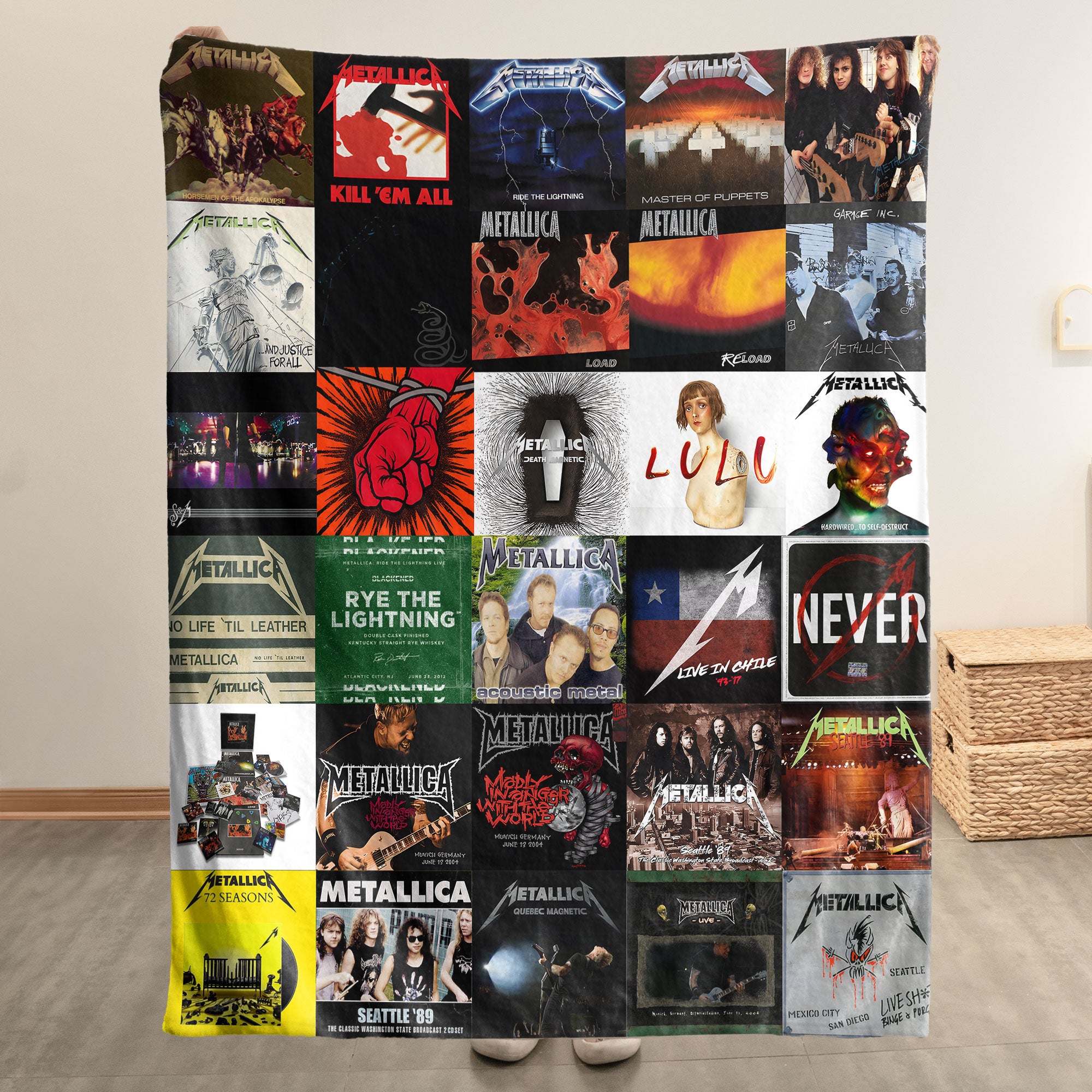 Metallica Sherpa Blanket – A Heavy Metal Legacy You Can Feel
