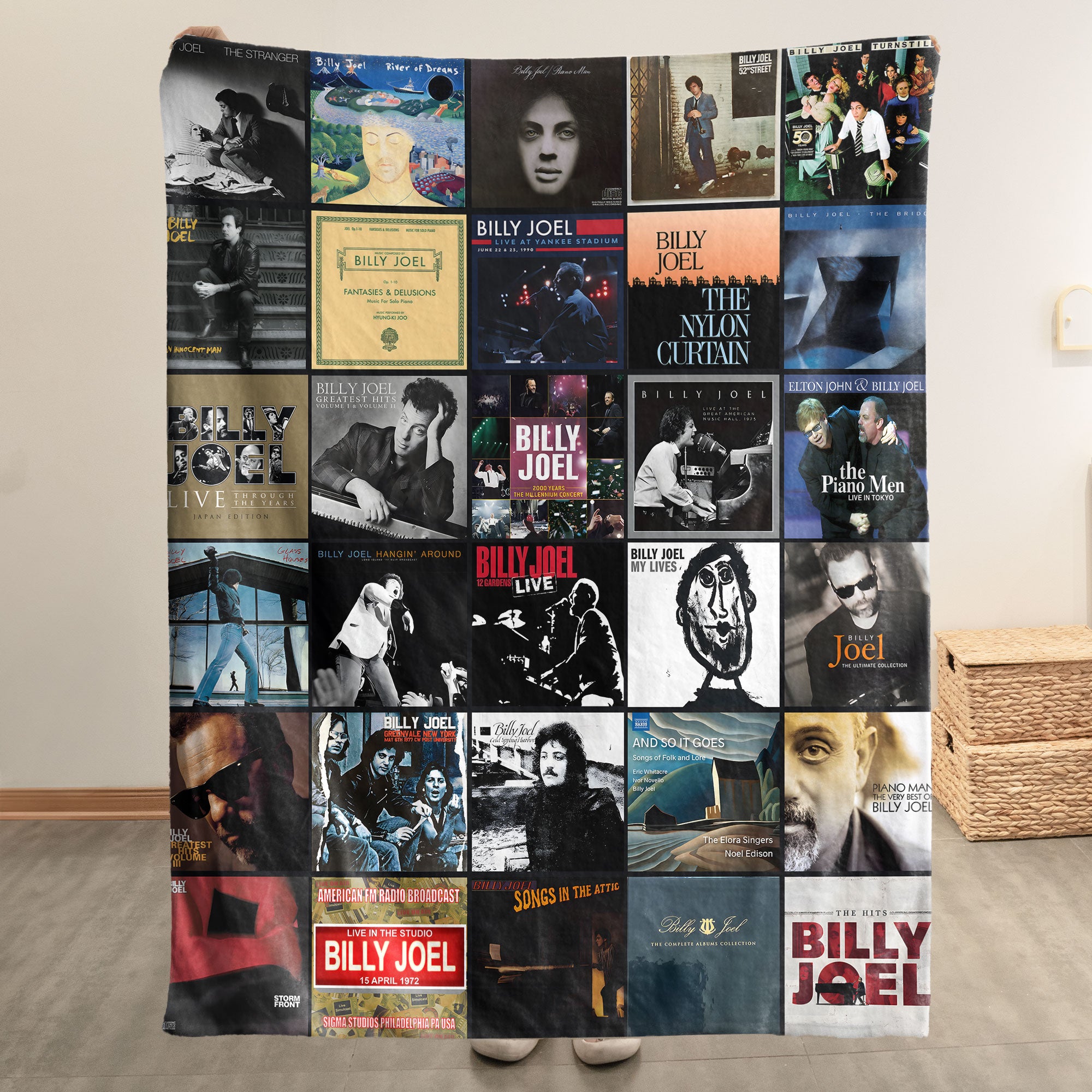 Billy Joel Sherpa Blanket – A Warm Tribute to the Piano Man’s Greatest Eras