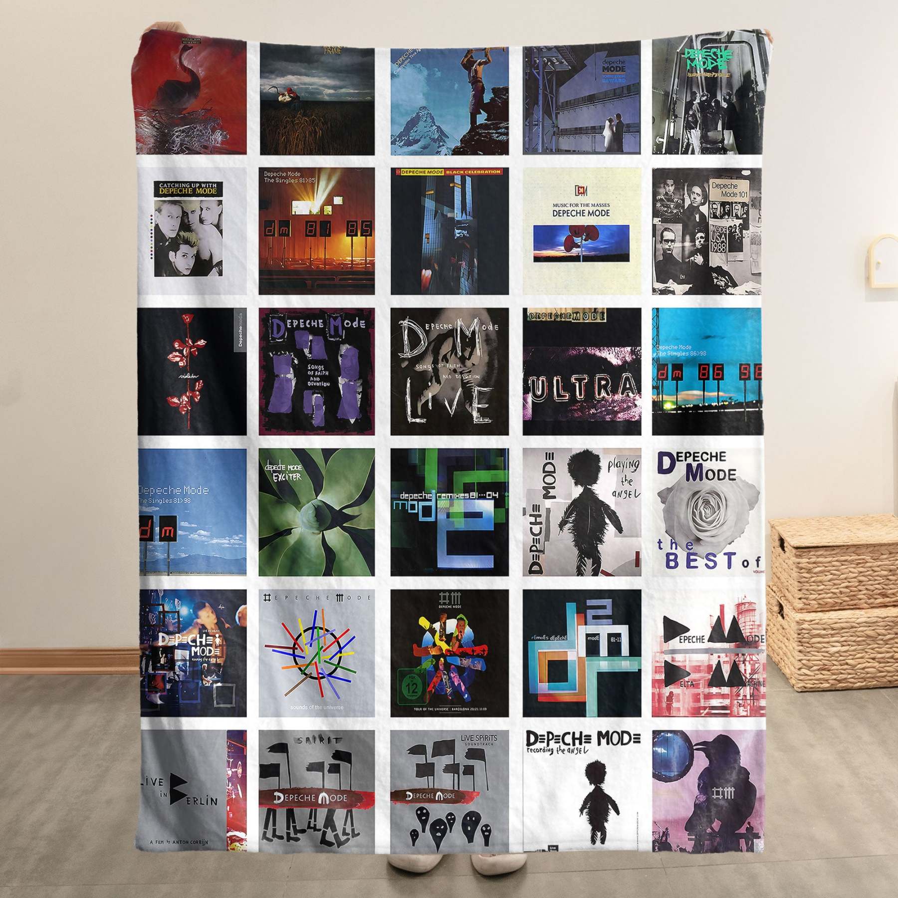 Depeche Mode Sherpa Blanket – A Synth-Pop Legacy You Can Cozy Up With