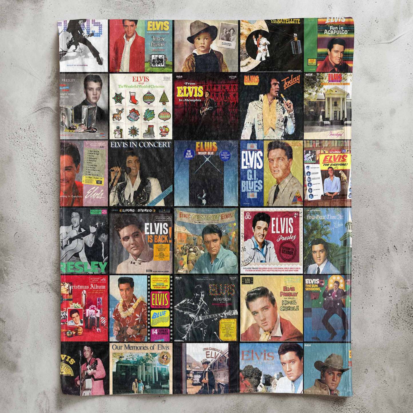 Elvis Presley Sherpa Blanket – A Cozy Tribute to the King of Rock ’n’ Roll