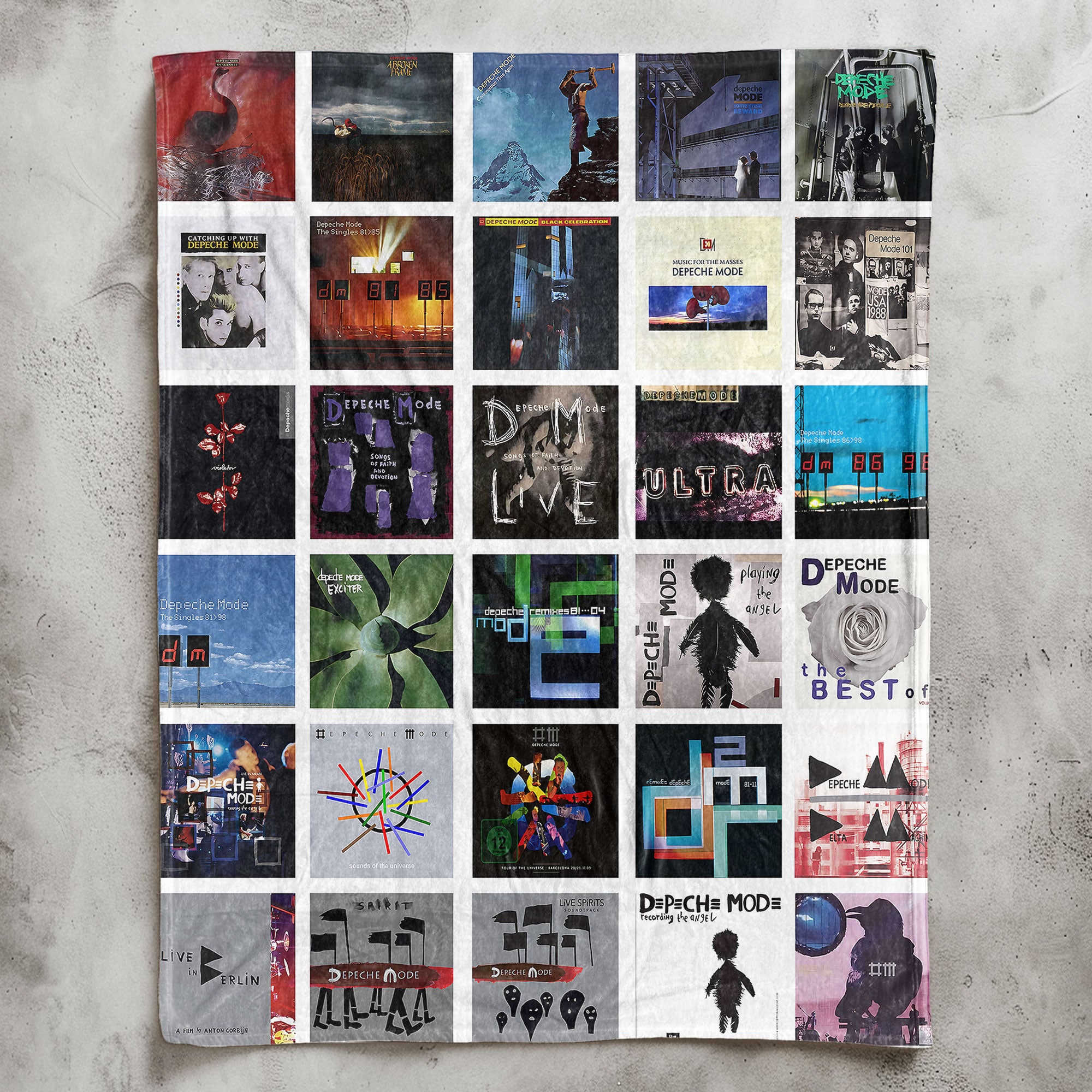 Depeche Mode Sherpa Blanket – A Synth-Pop Legacy You Can Cozy Up With