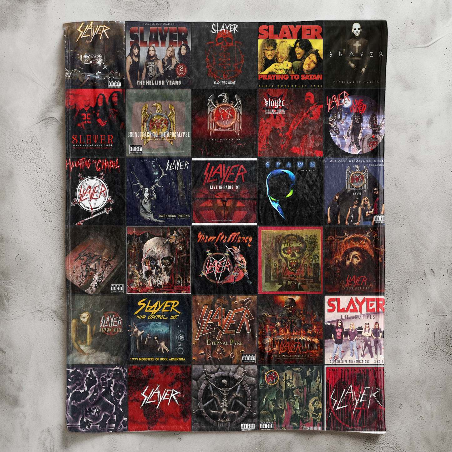 Slayer Sherpa Blanket – A Fierce Tribute to Metal Legends