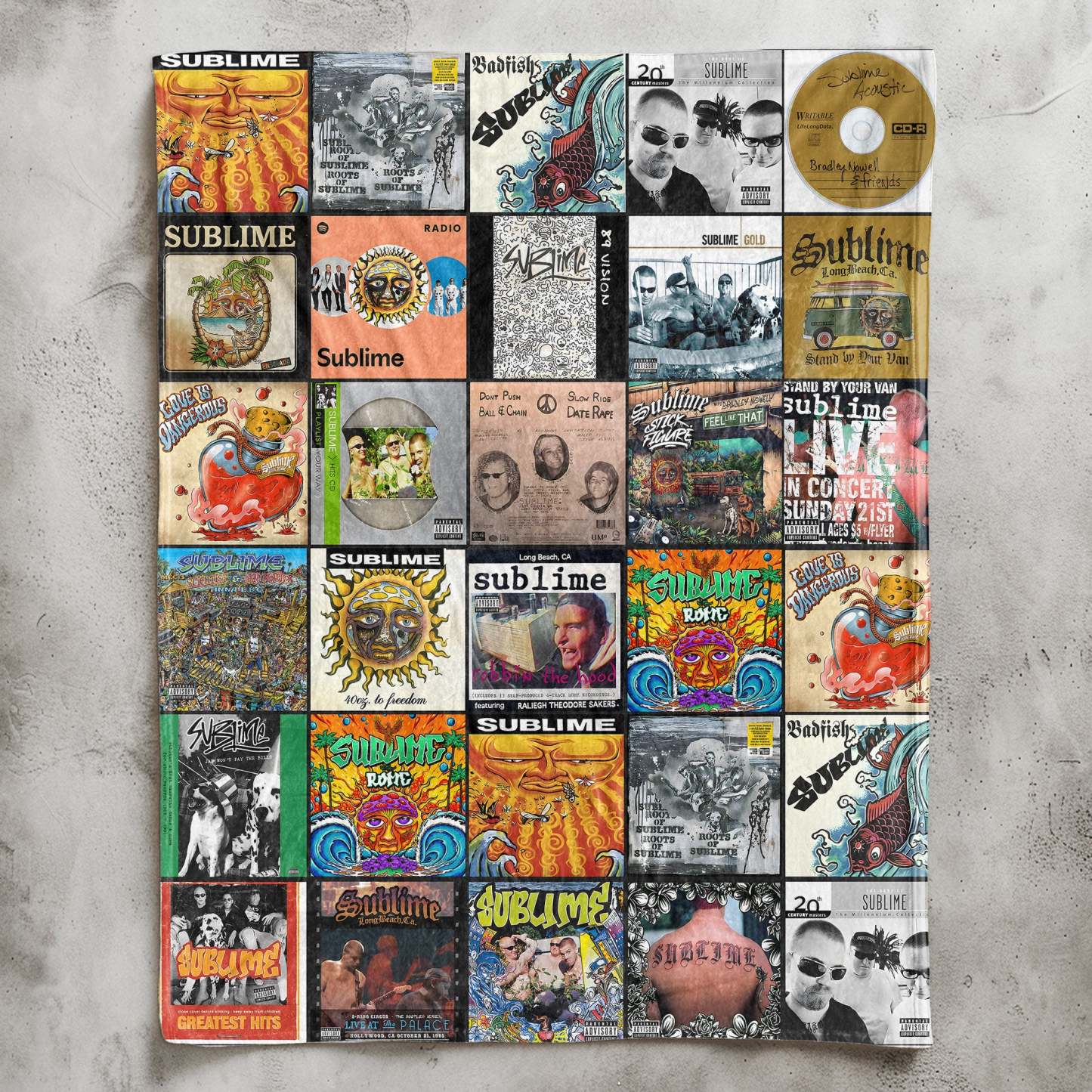 Sublime Sherpa Blanket – A Laid-Back Tribute to Long Beach Legends