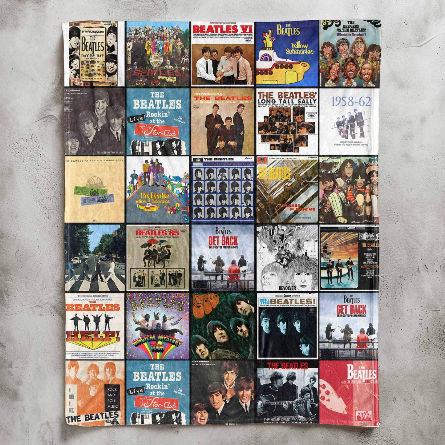The Beatles Sherpa Blanket – A Timeless Album Cover Tribute