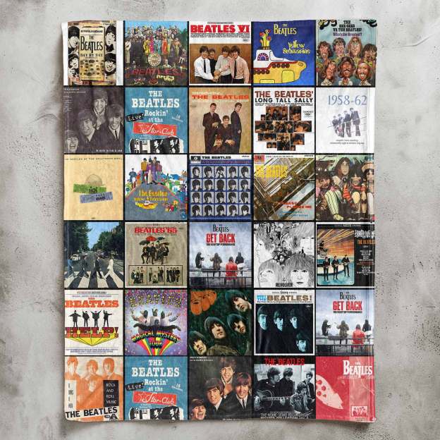 The Beatles Sherpa Blanket – A Timeless Album Cover Tribute