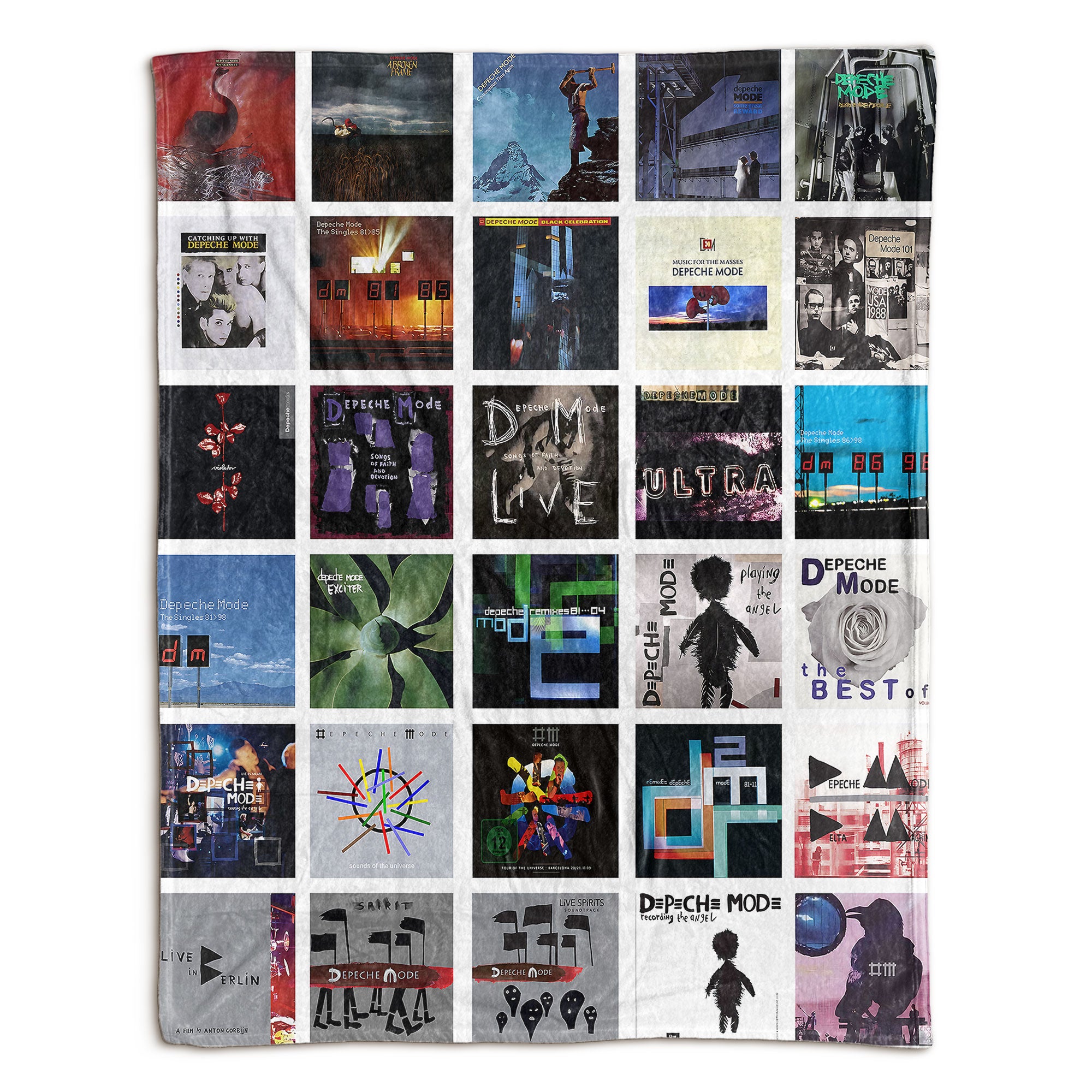 Depeche Mode Sherpa Blanket – A Synth-Pop Legacy You Can Cozy Up With
