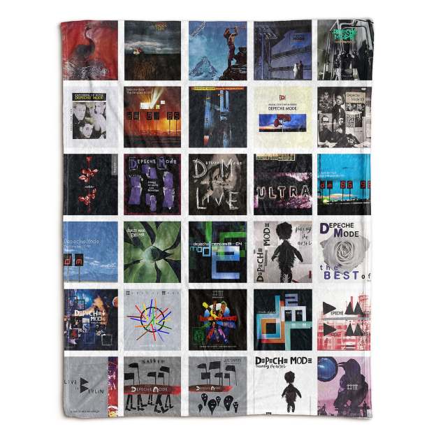 Depeche Mode Sherpa Blanket – A Synth-Pop Legacy You Can Cozy Up With