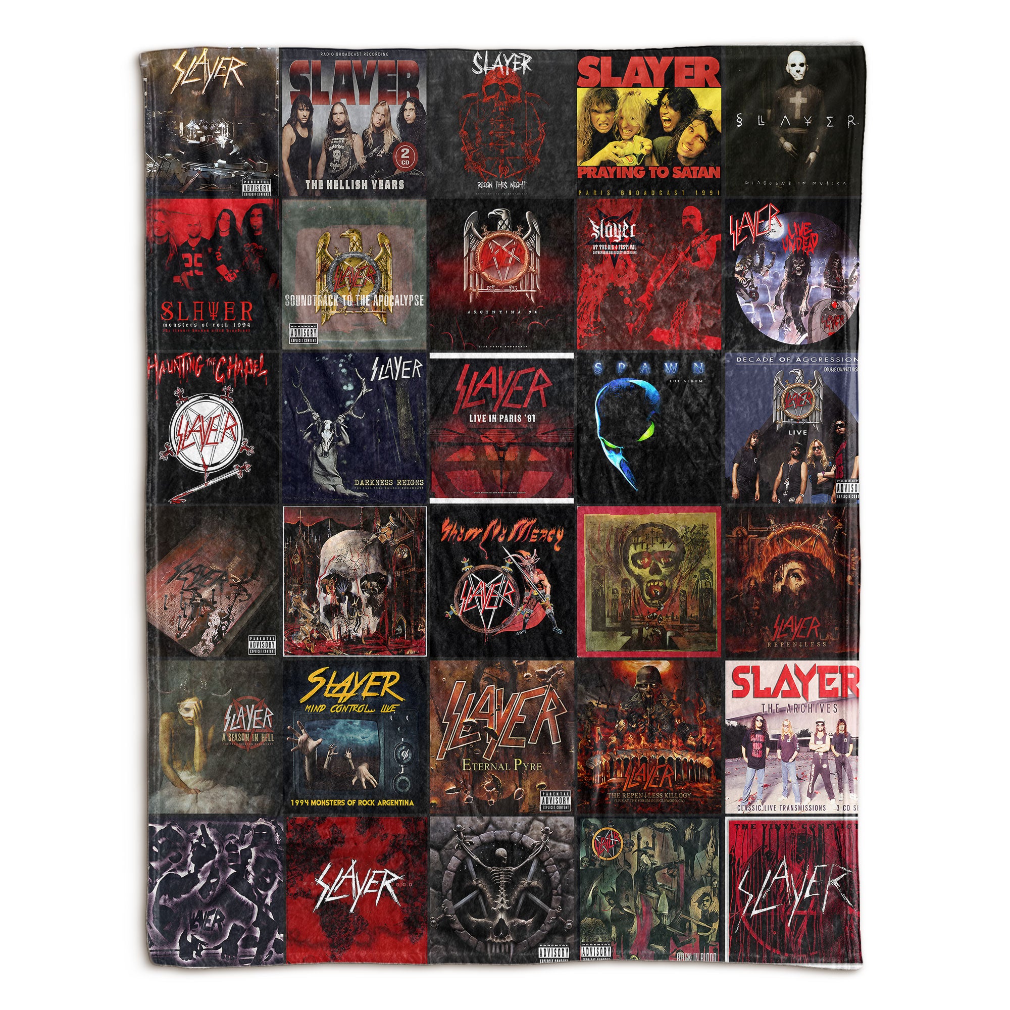 Slayer Sherpa Blanket – A Fierce Tribute to Metal Legends