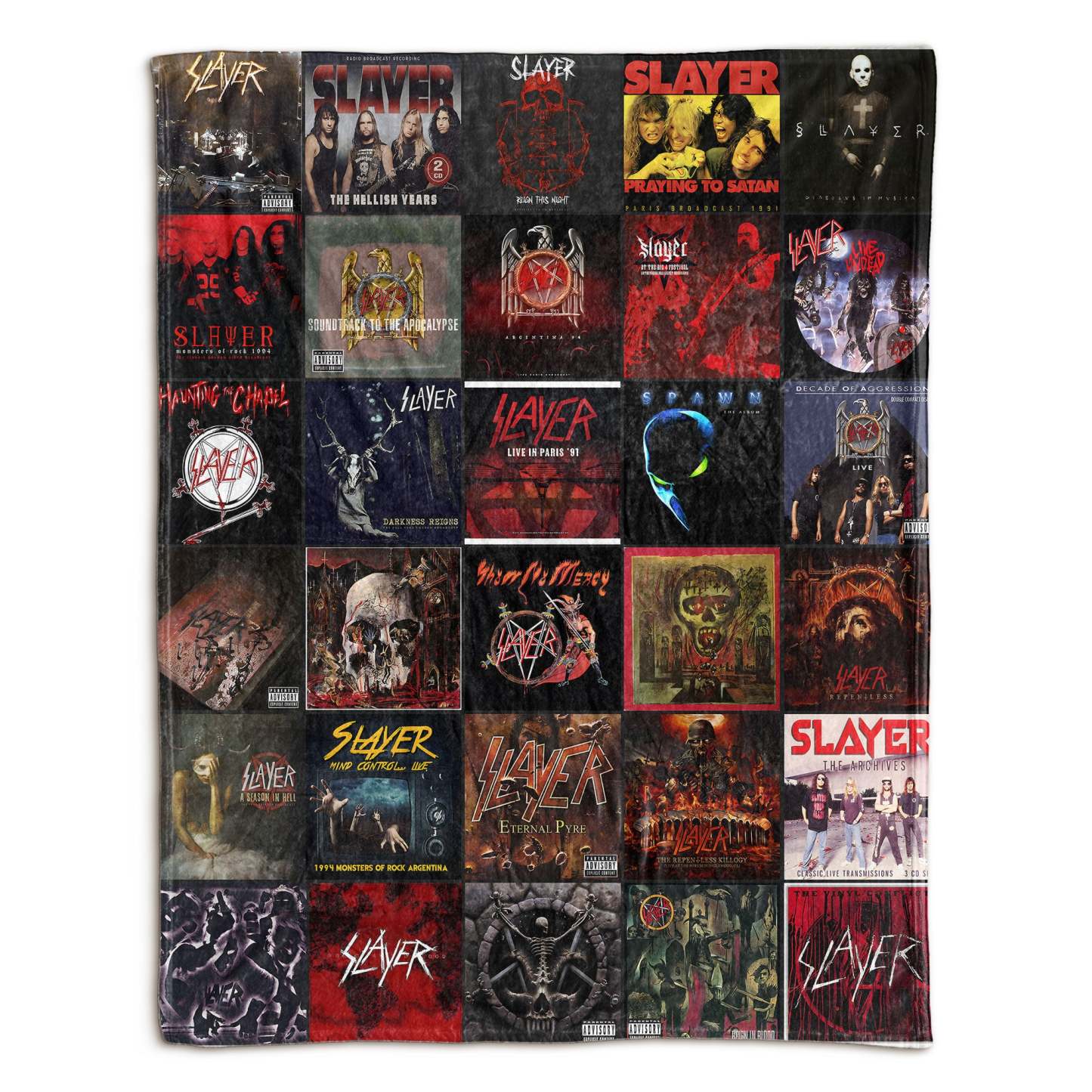Slayer Sherpa Blanket – A Fierce Tribute to Metal Legends