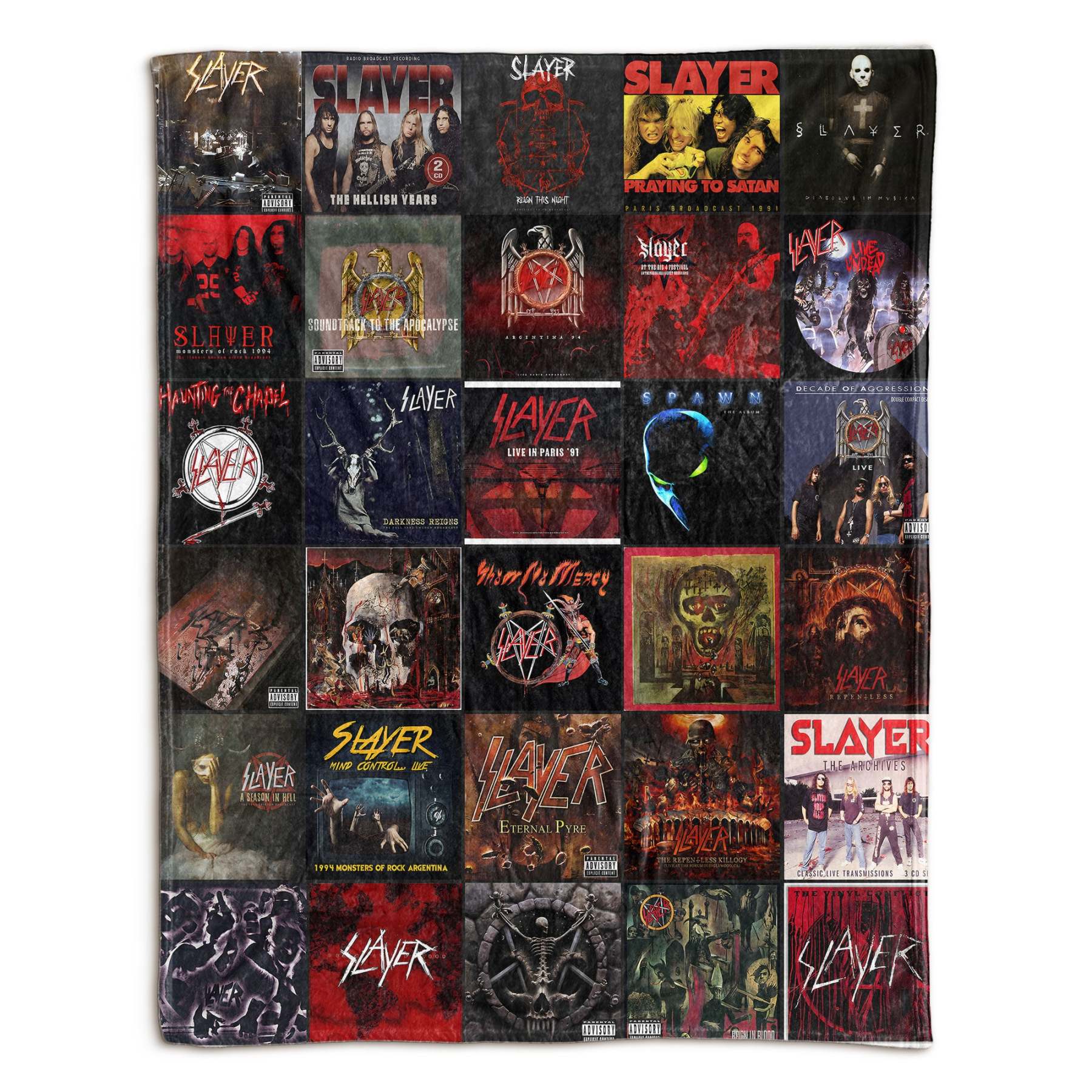 Slayer Sherpa Blanket – A Fierce Tribute to Metal Legends