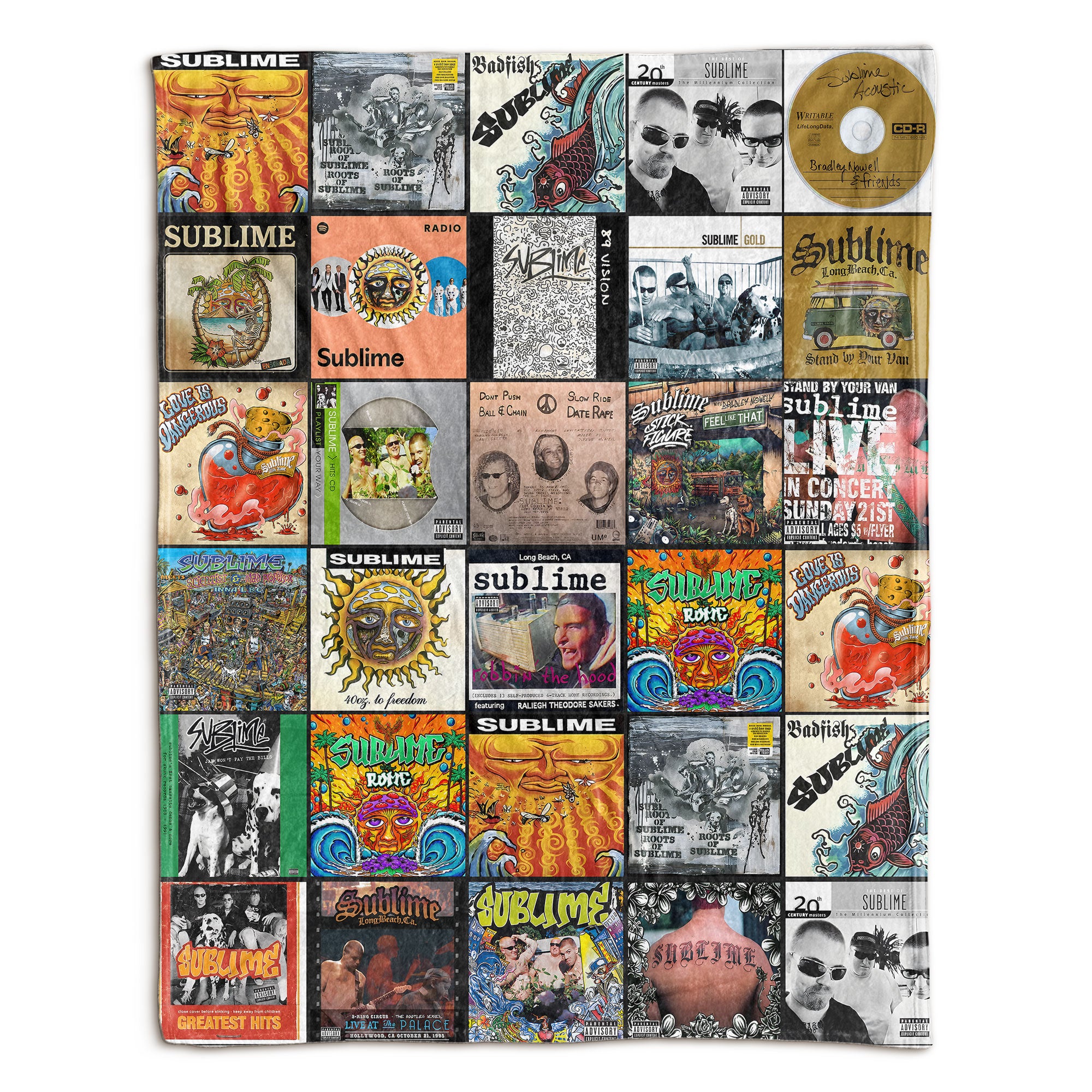 Sublime Sherpa Blanket – A Laid-Back Tribute to Long Beach Legends