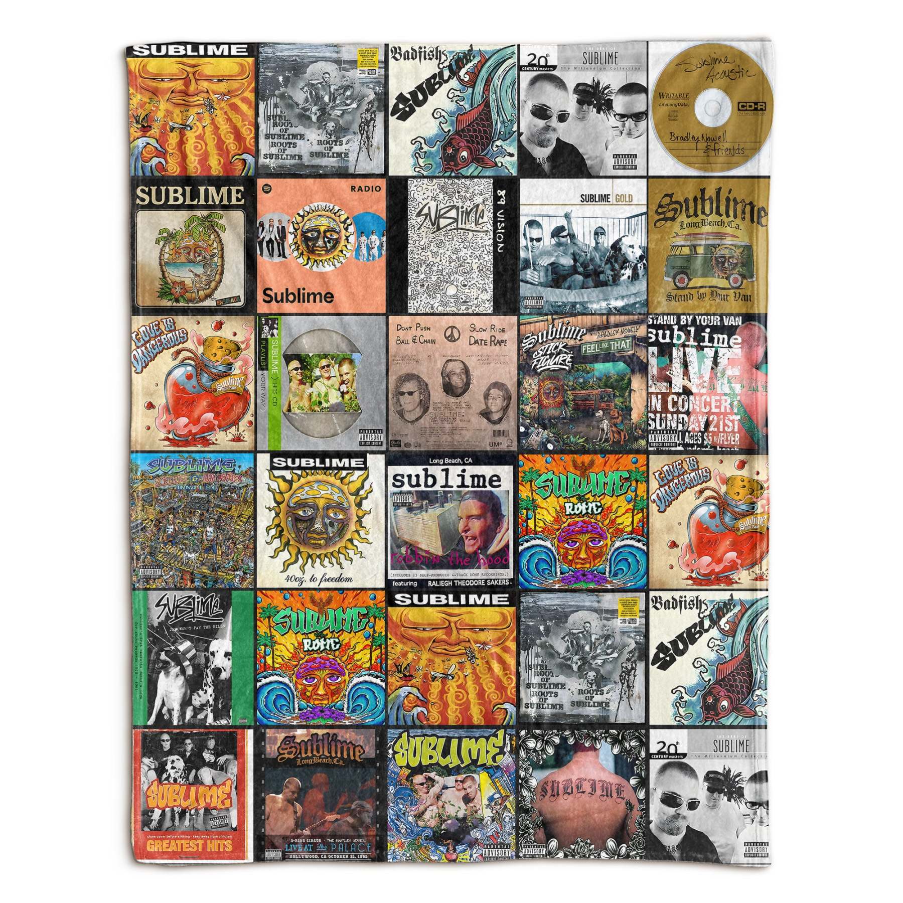 Sublime Sherpa Blanket – A Laid-Back Tribute to Long Beach Legends