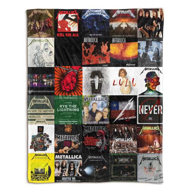 Metallica Sherpa Blanket – A Heavy Metal Legacy You Can Feel