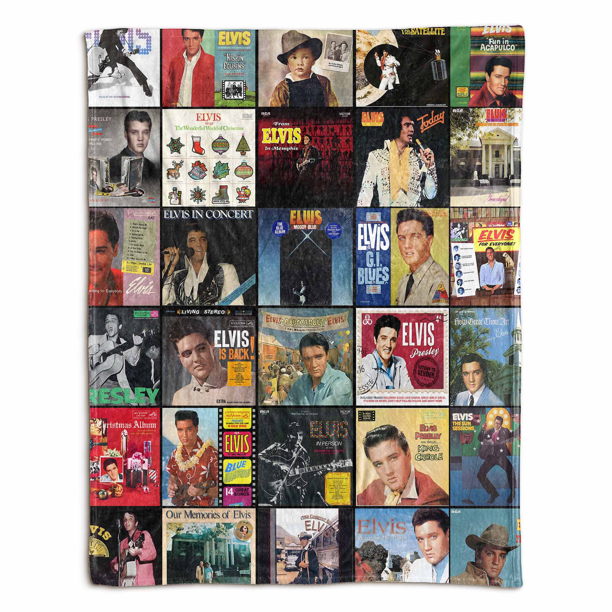 Elvis Presley Sherpa Blanket – A Cozy Tribute to the King of Rock ’n’ Roll