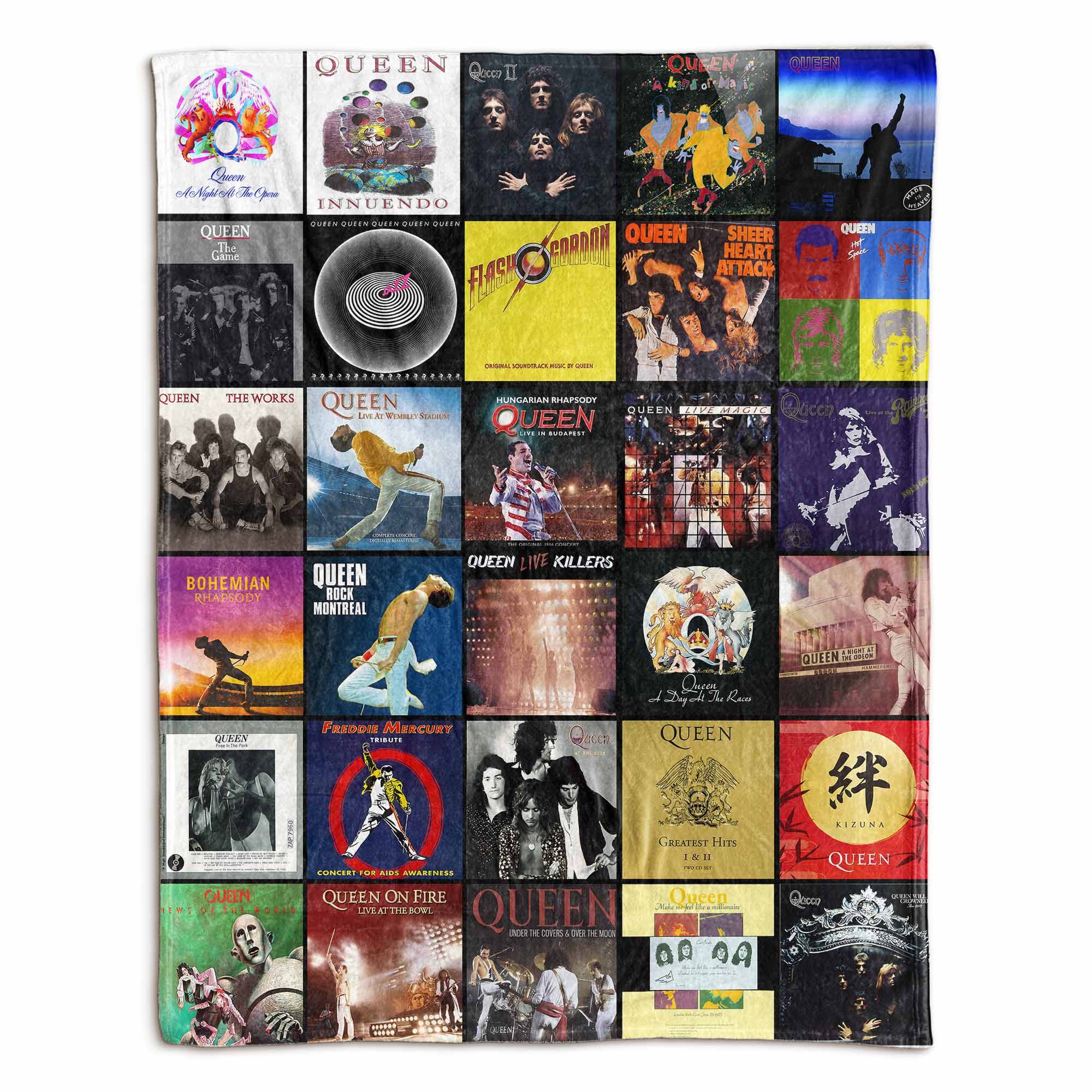 Queen Sherpa Blanket – A Royal Tribute to Legendary Albums
