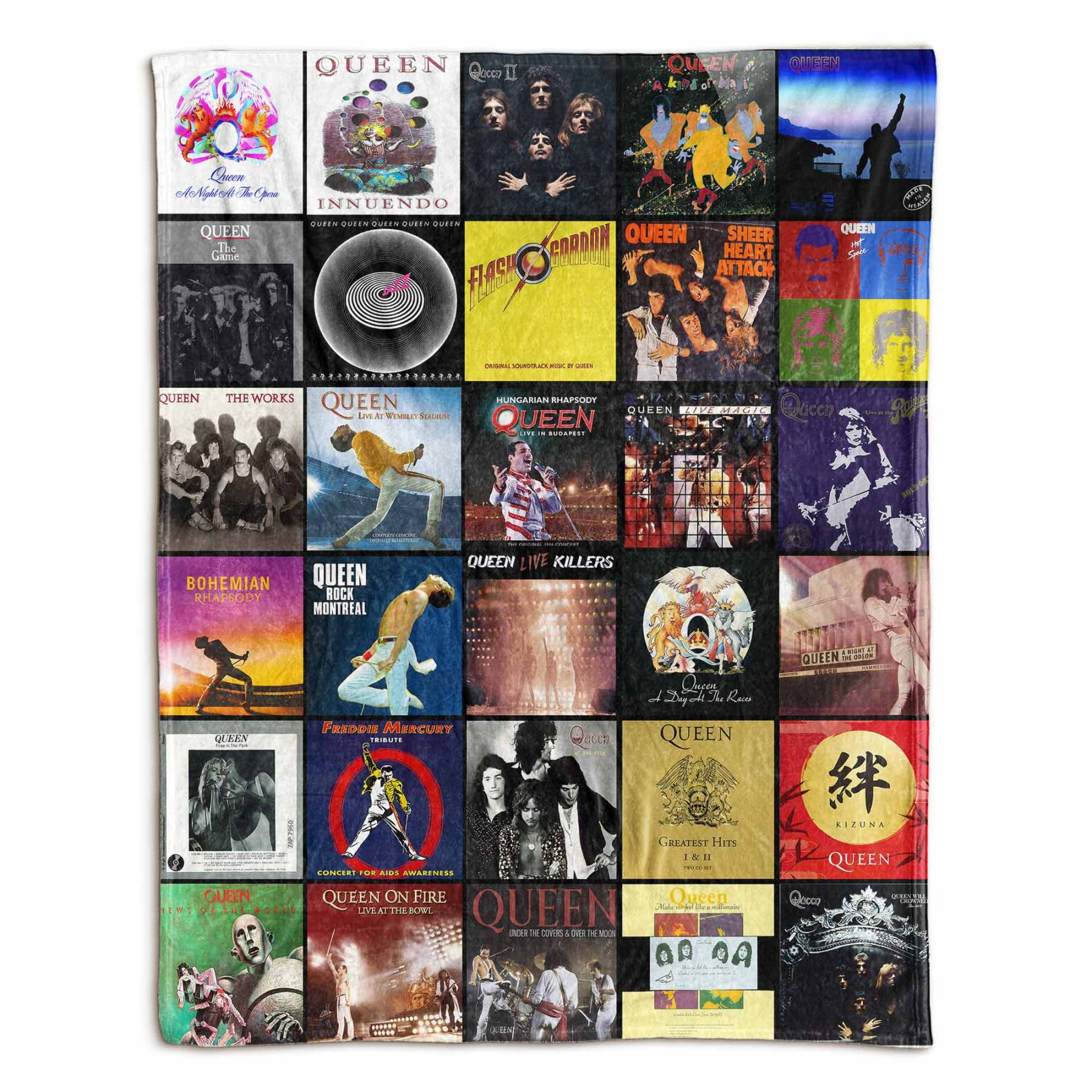 Queen Sherpa Blanket – A Royal Tribute to Legendary Albums