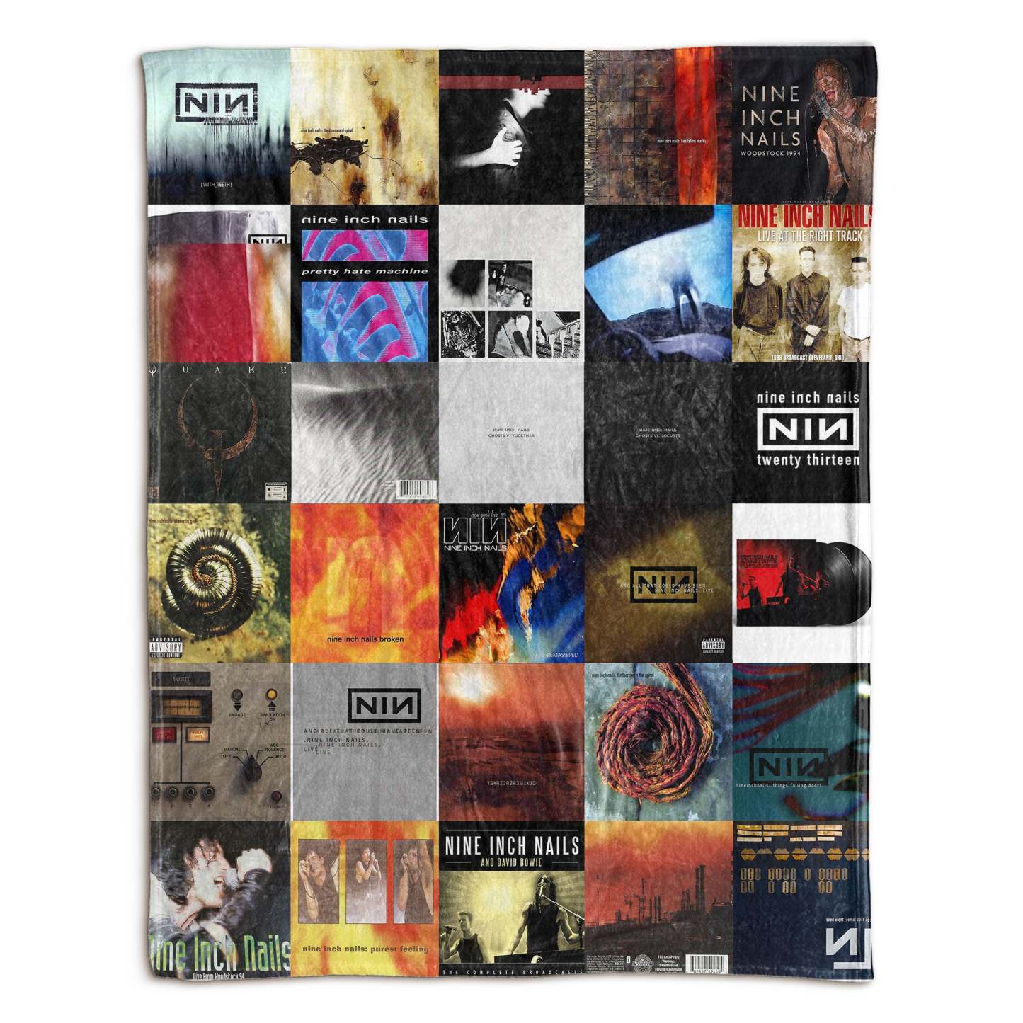 Nine Inch Nails Sherpa Blanket – A Tribute to Industrial Legends