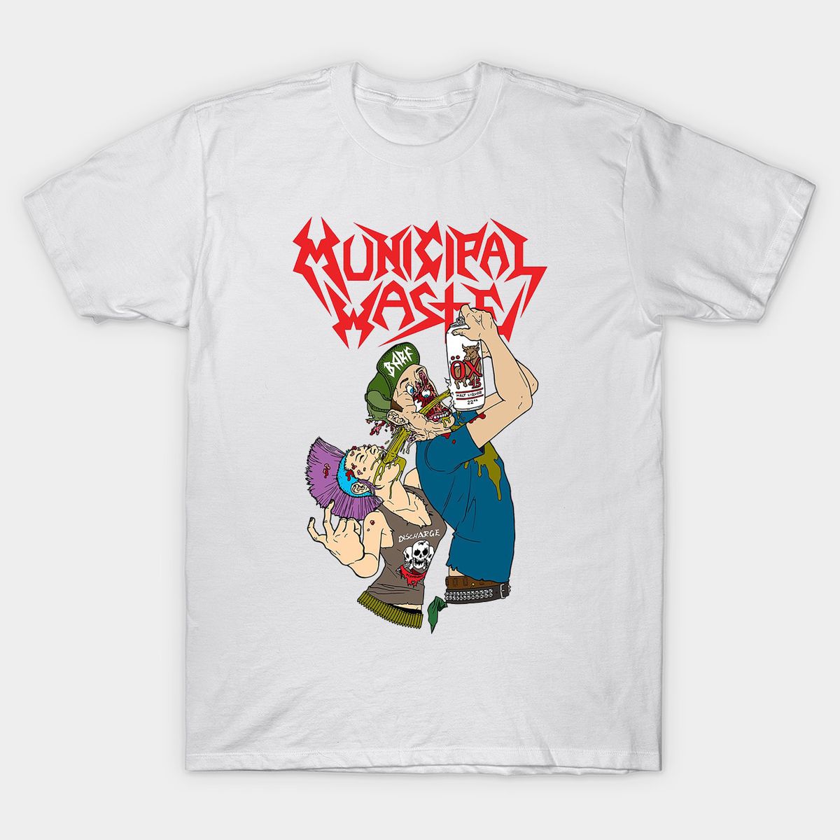Municipal Waste Band Cotton T-shirt