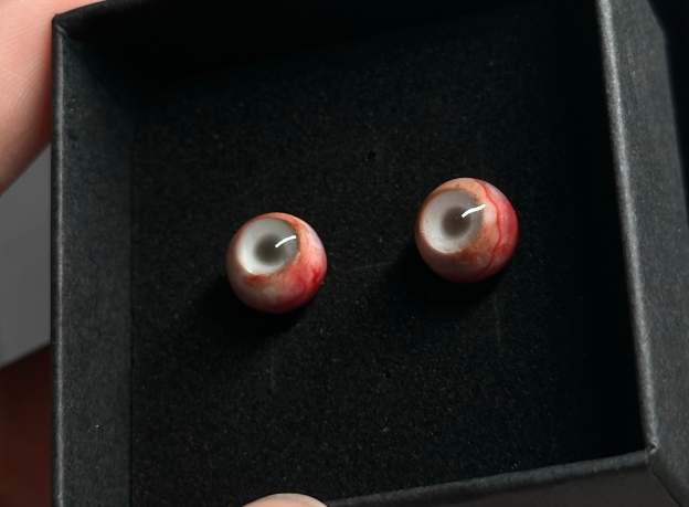 Eyeball Stud Earrings