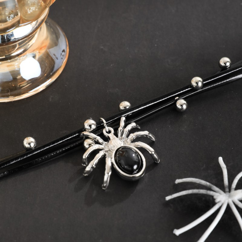 Dark Gothic Style Creative Spider Pendant Necklace
