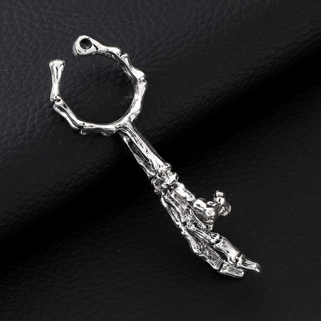 Skull Biye cigarette holder smoking clip ring