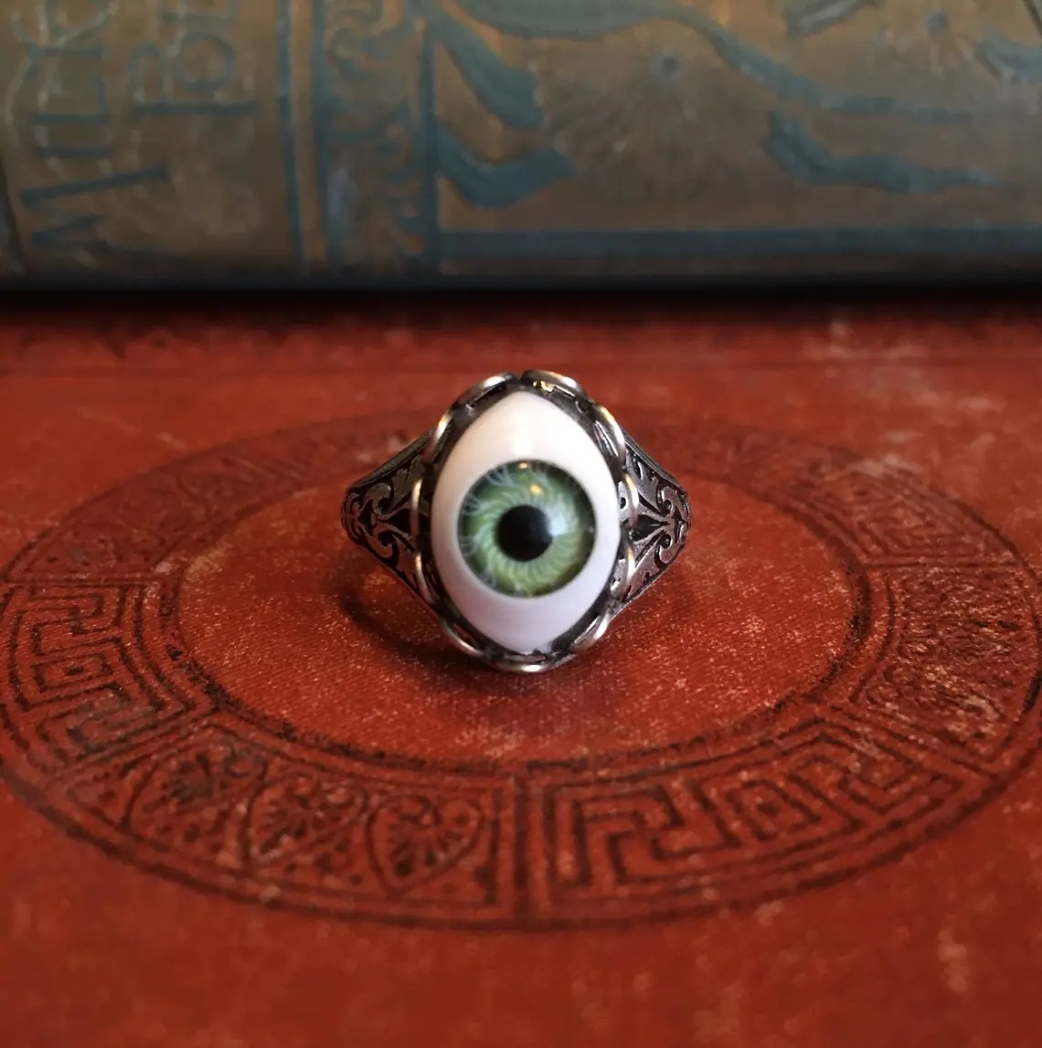 Cat's Eye Alloy Casting Men's Ring
