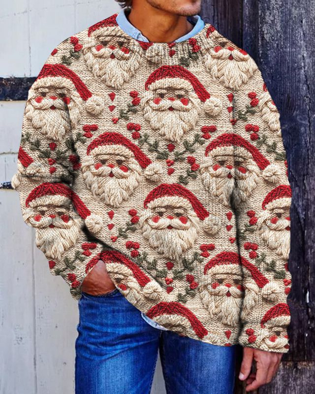 Santa Claus Printed Sweaters