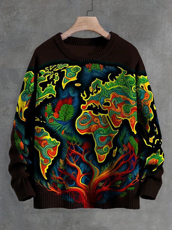 Graffiti Blur Printed Sweaters