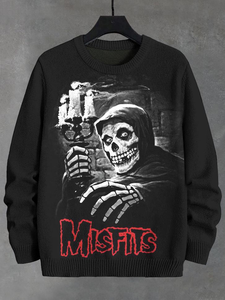 Misfits Printed Sweaters