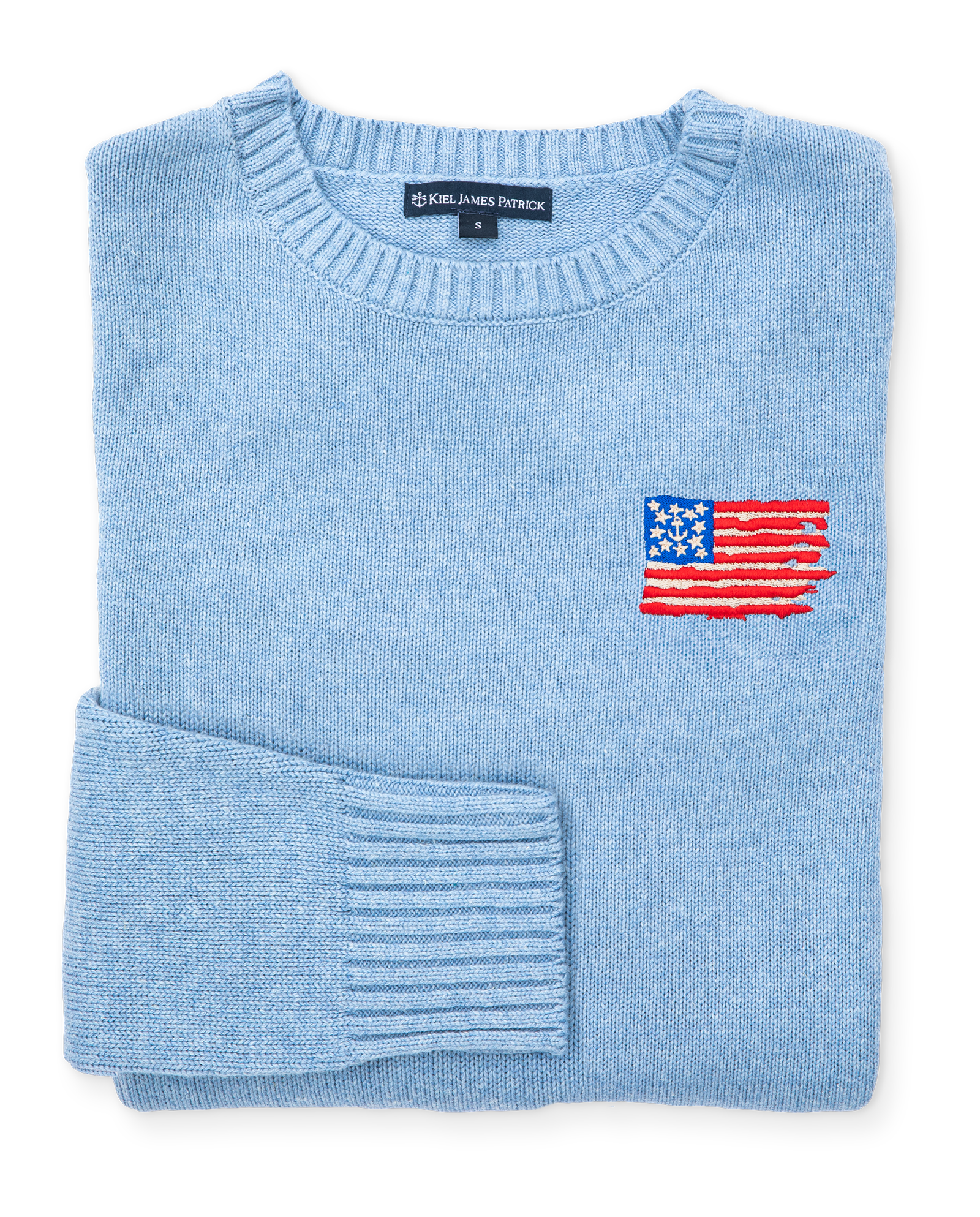 Old Glory Embroidered Sweater - Men's