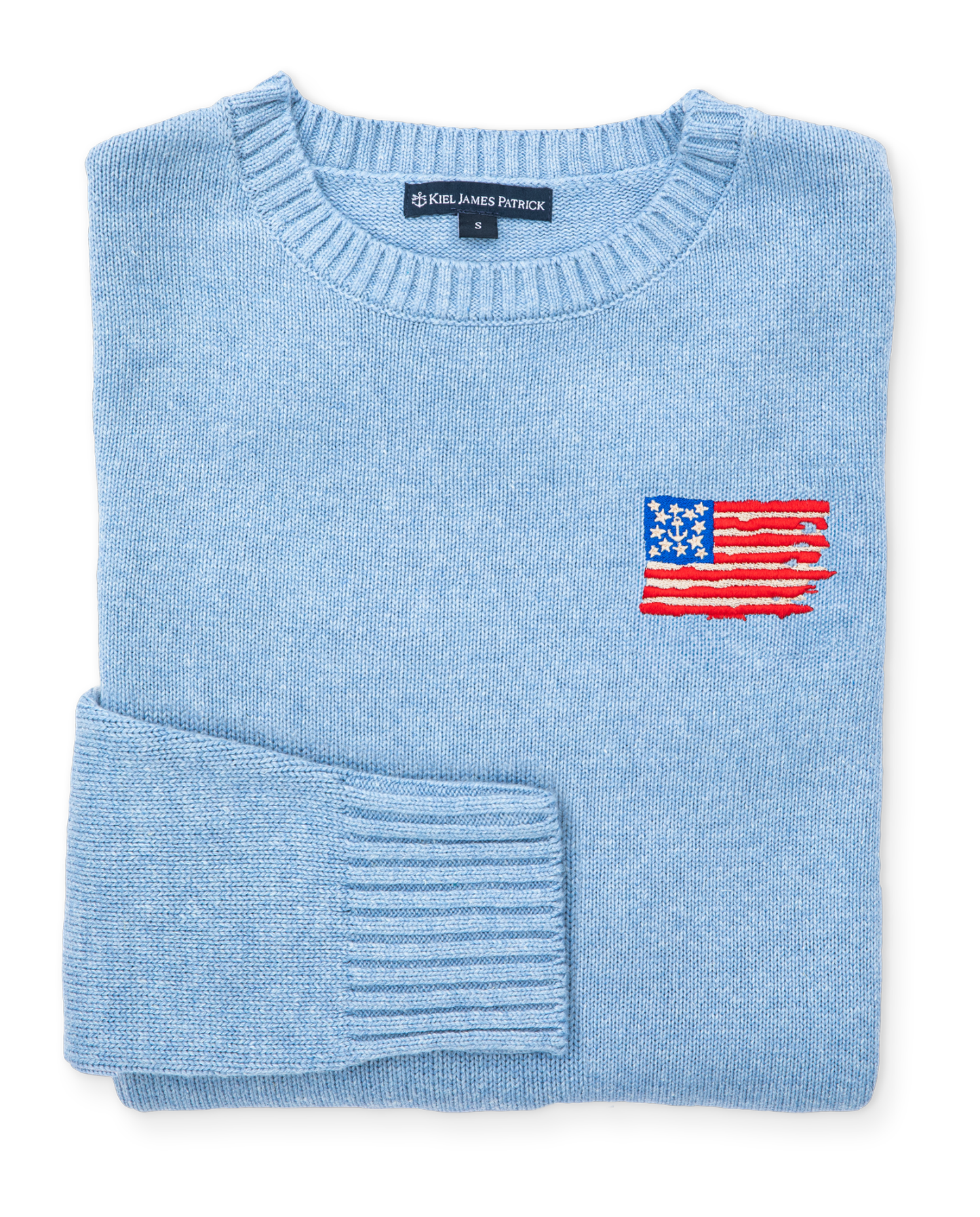 Old Glory Embroidered Sweater - Men's