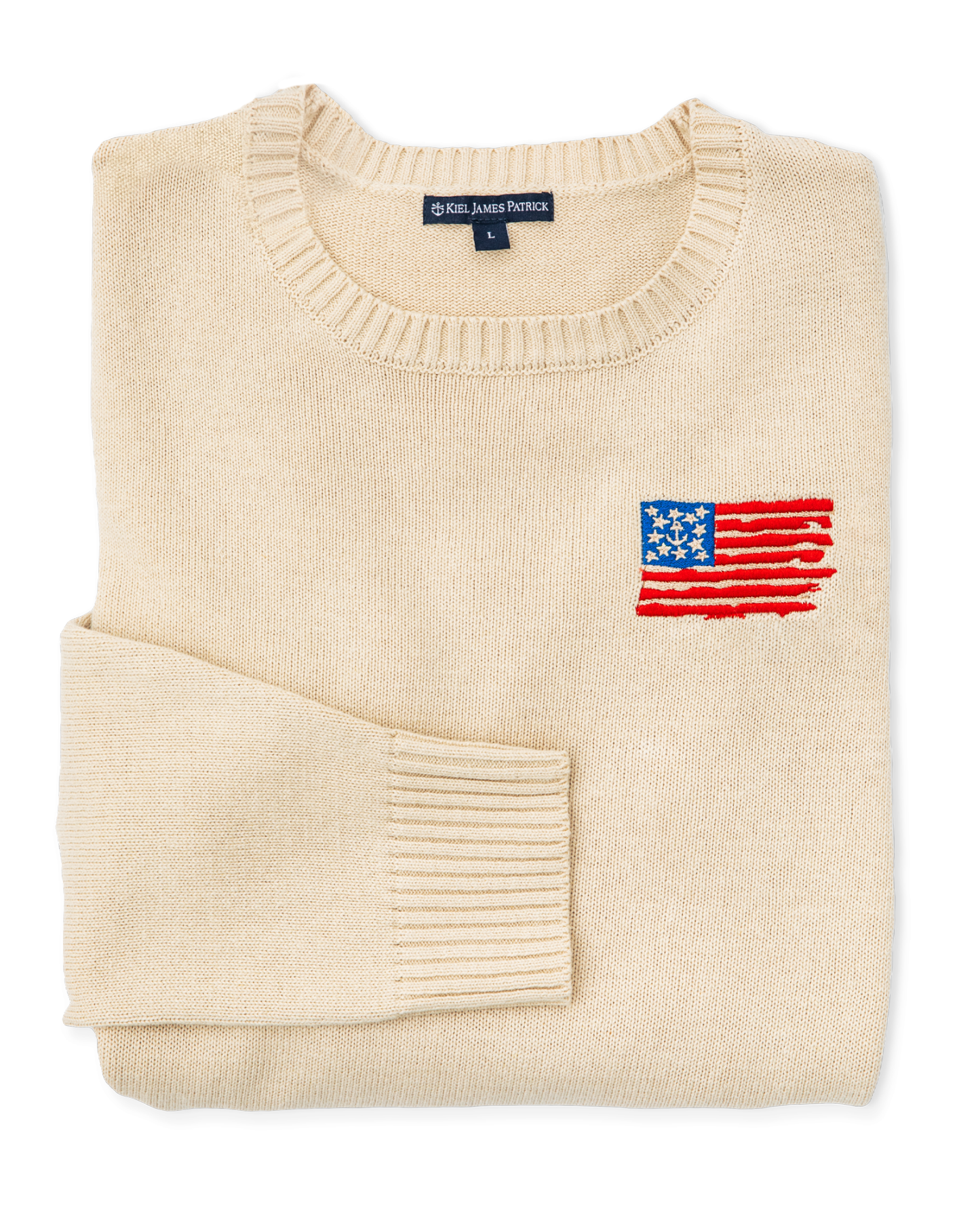 Old Glory Embroidered Sweater - Men's