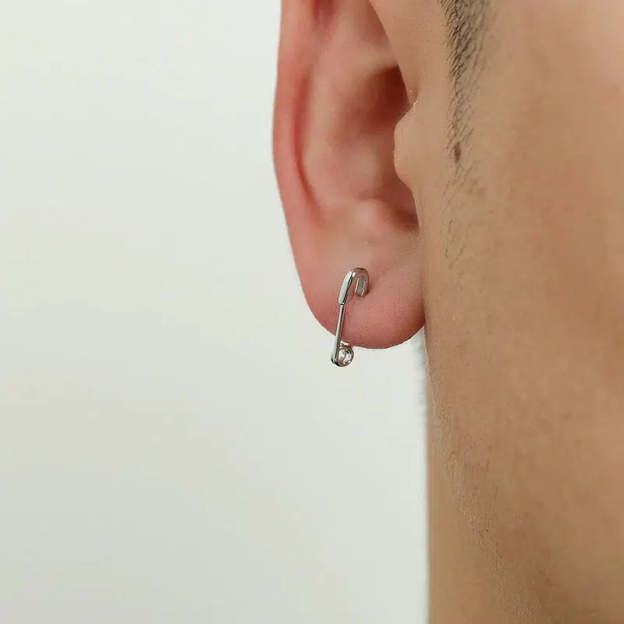 Paperclip Shape Earrings