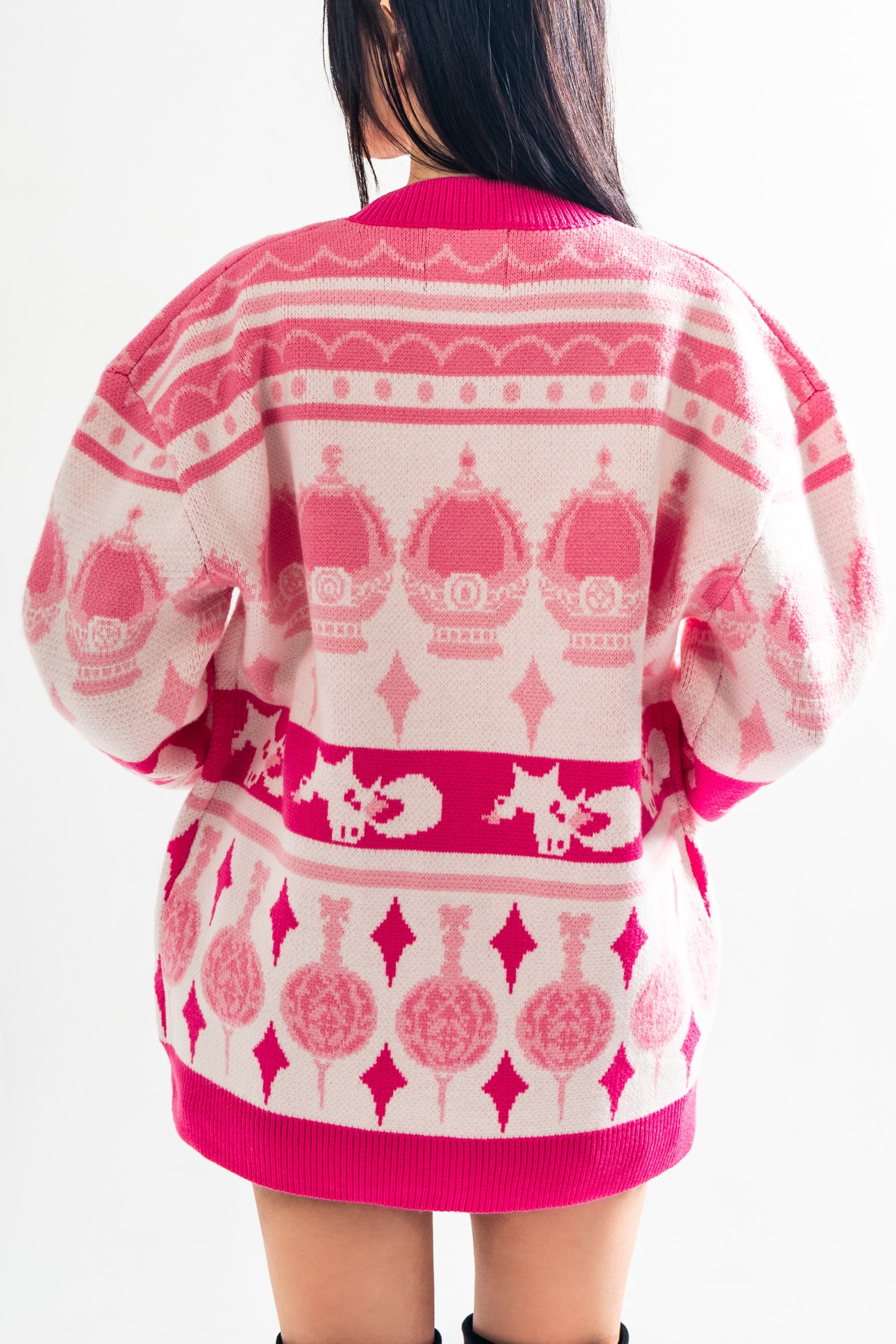 Madoka Magica Patterned Cardigan