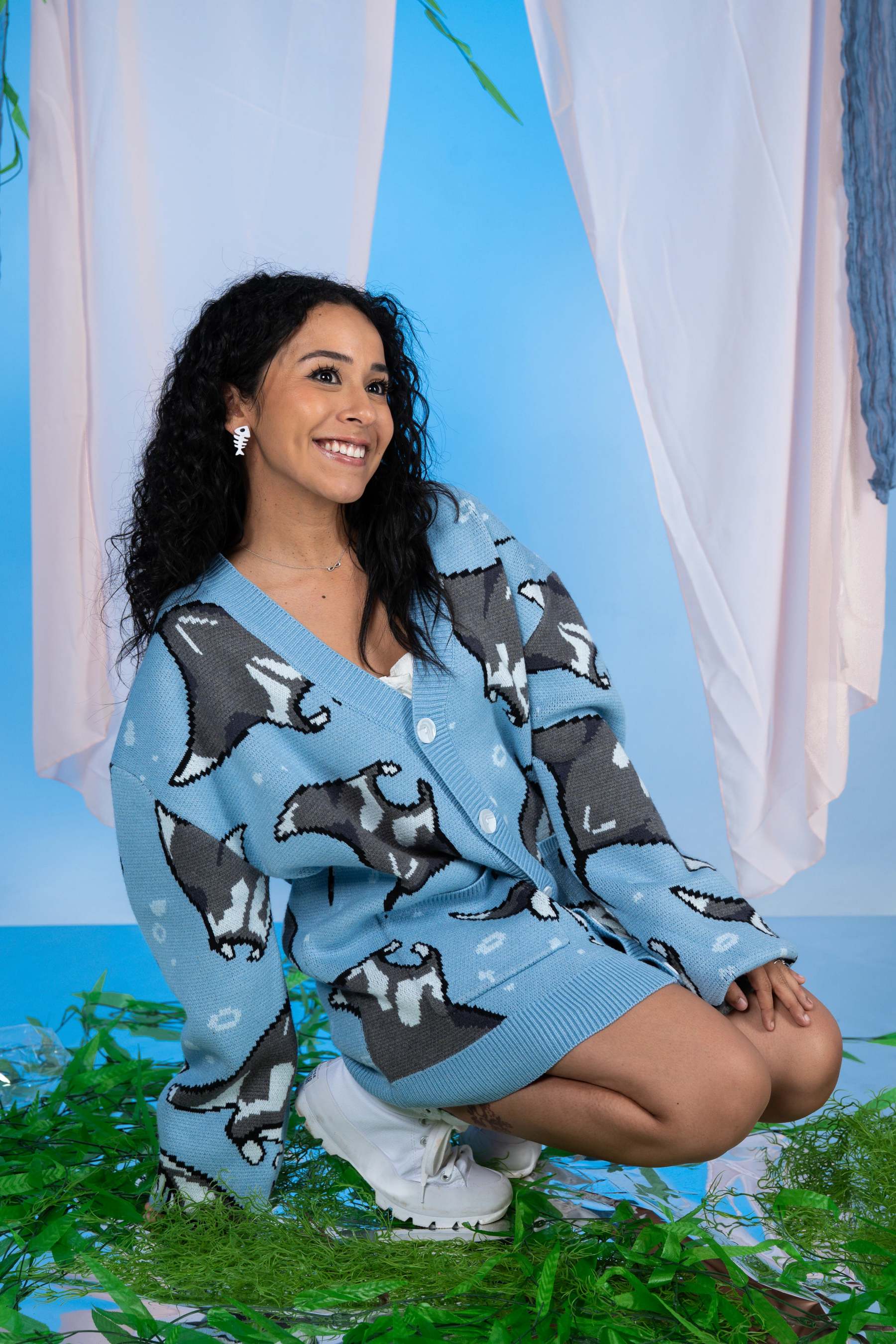 Manta Ray Cardigan
