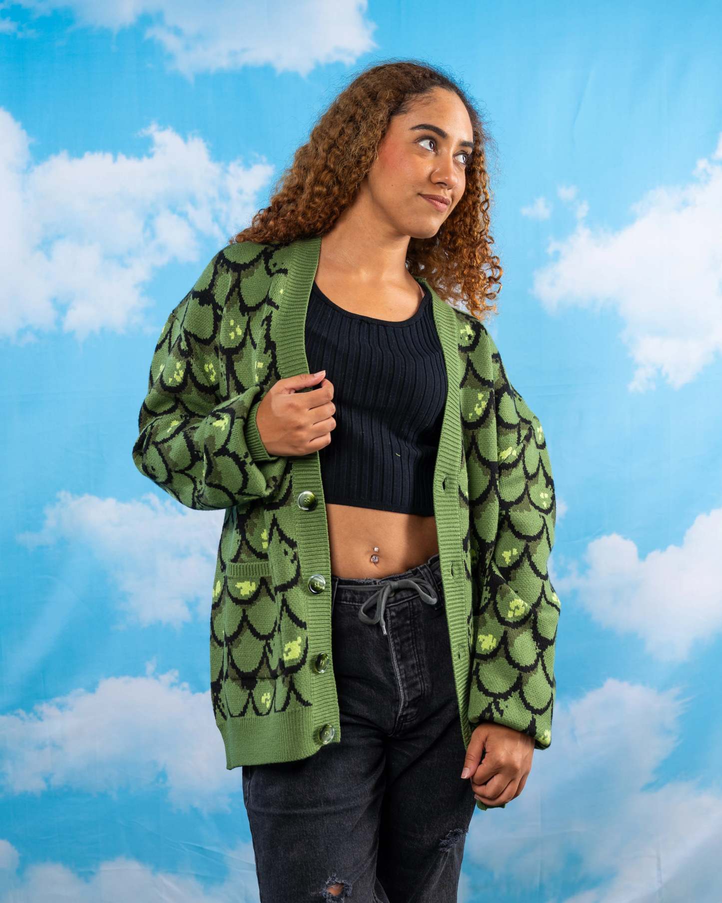 Green Dragon Cardigan