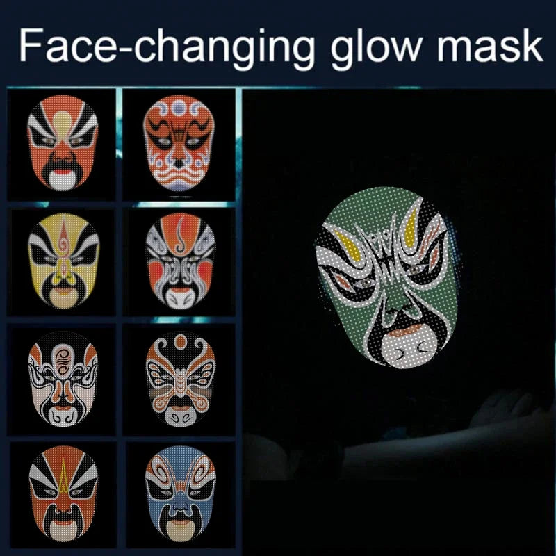 Electrifying Programmable  LED Mask